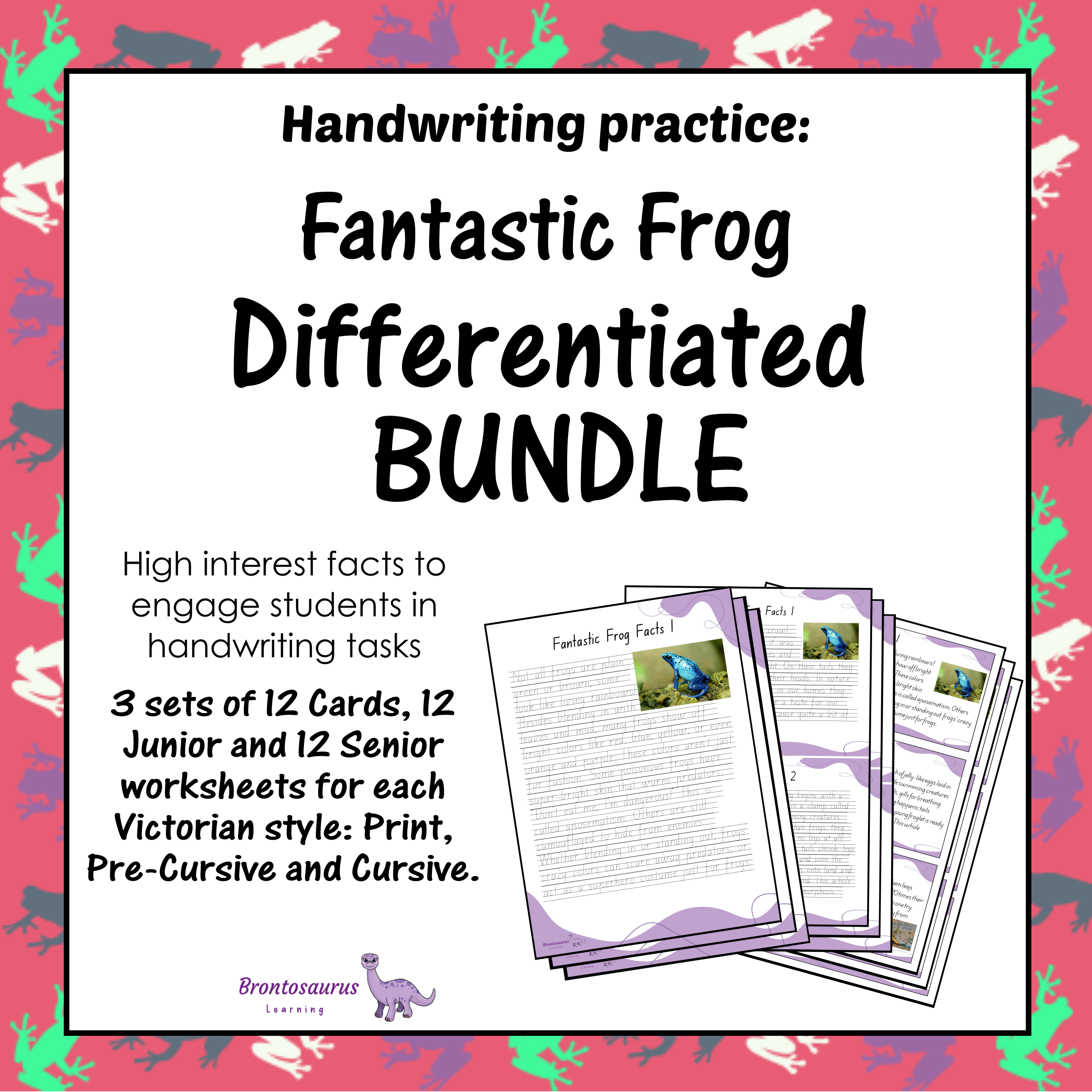 Frogs Differentiated Bundle cover image