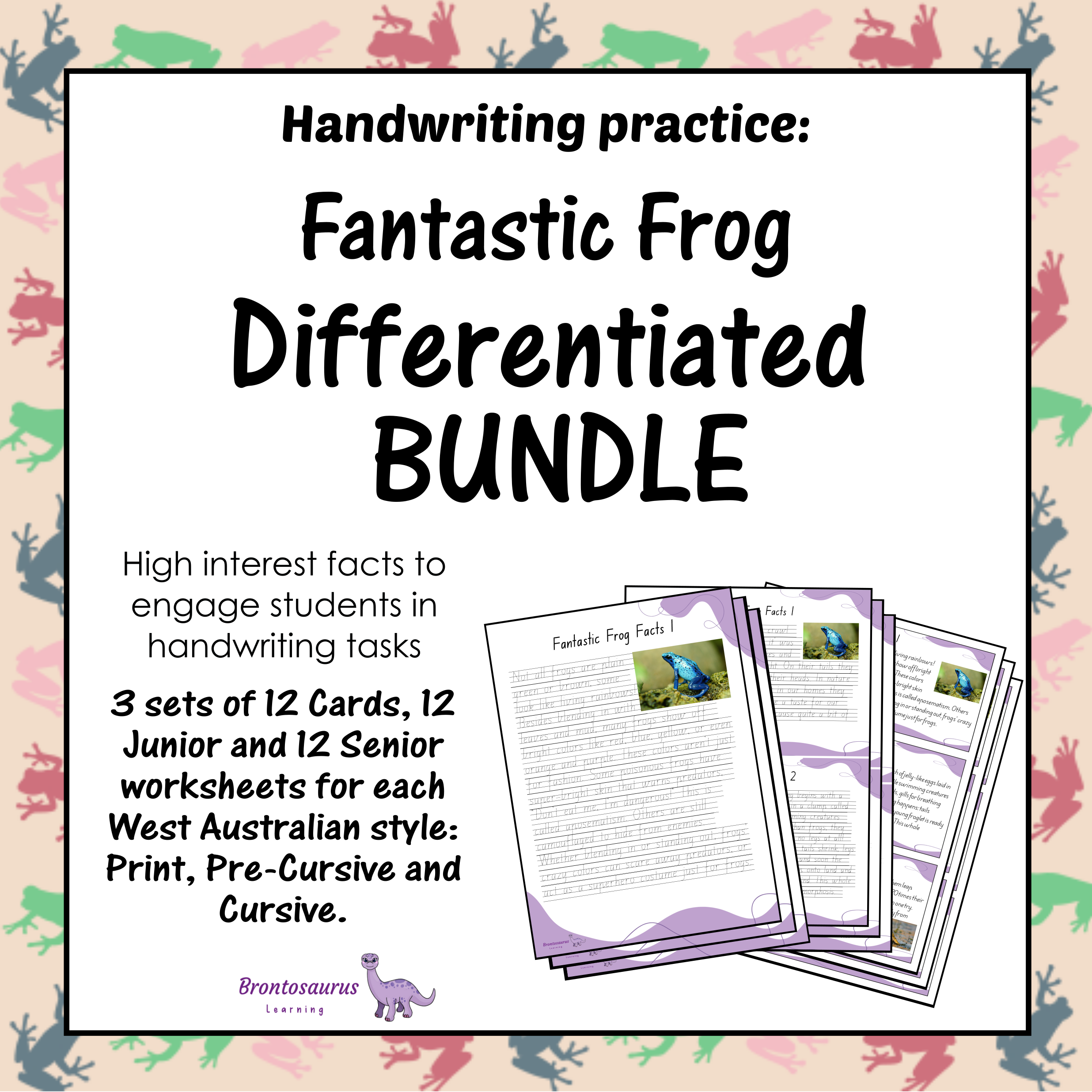 Frogs Differentiated Bundle cover image