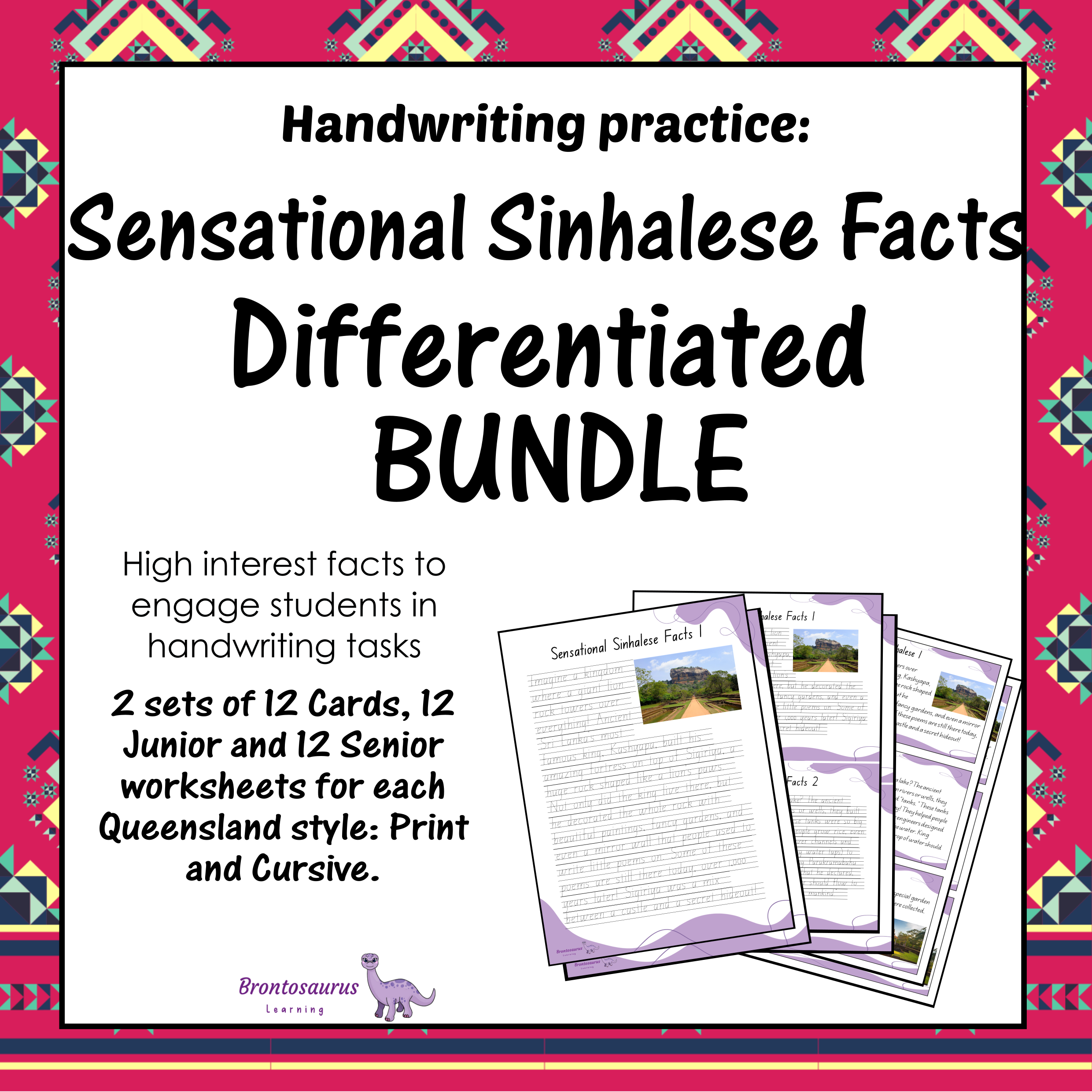 Queensland Ancient Civilisations 1 26 SINHALESE Differentiated Bundle cover image