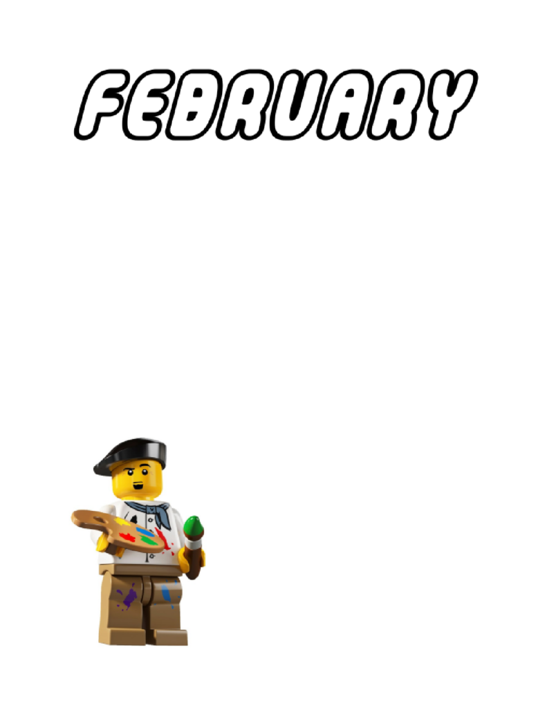 Lego Themed Birthday Display 3