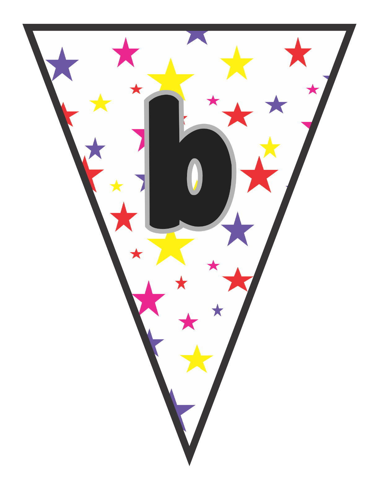 Additional resource page preview for Rainbow Stars Banners