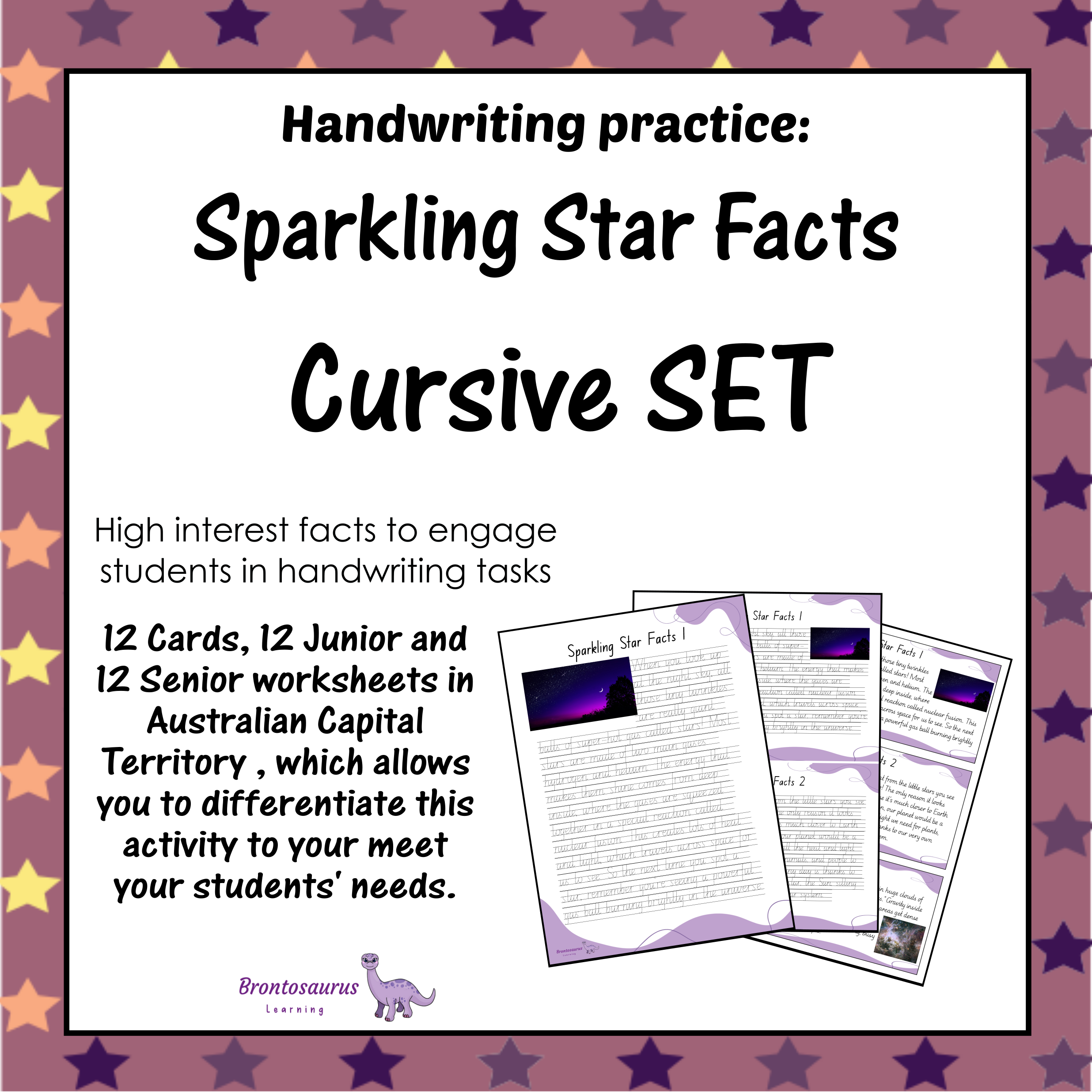 STARS Cursive Set cover image