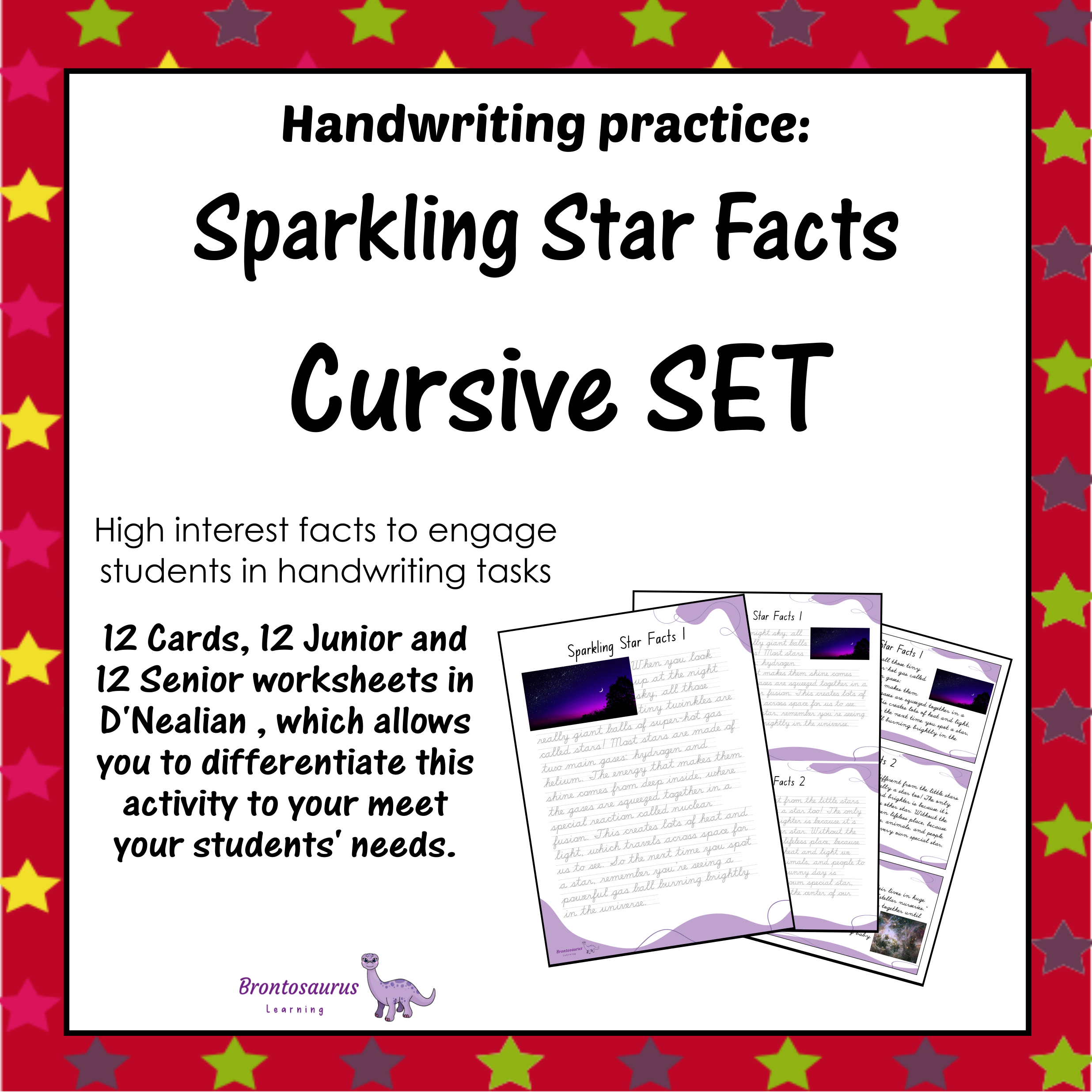 STARS Cursive Set cover image