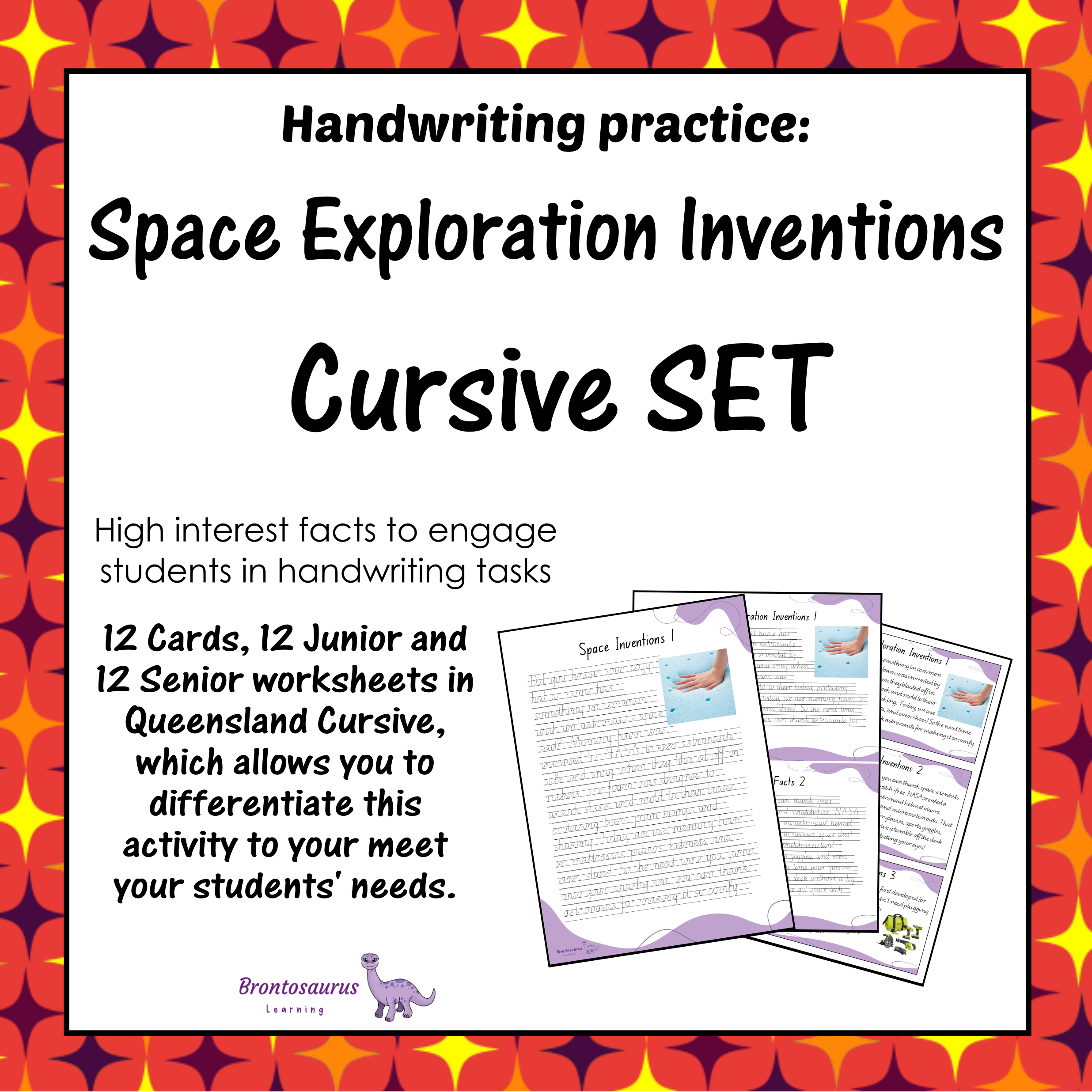 Queensland Space 29 INVENTIONS Cursive Set cover image