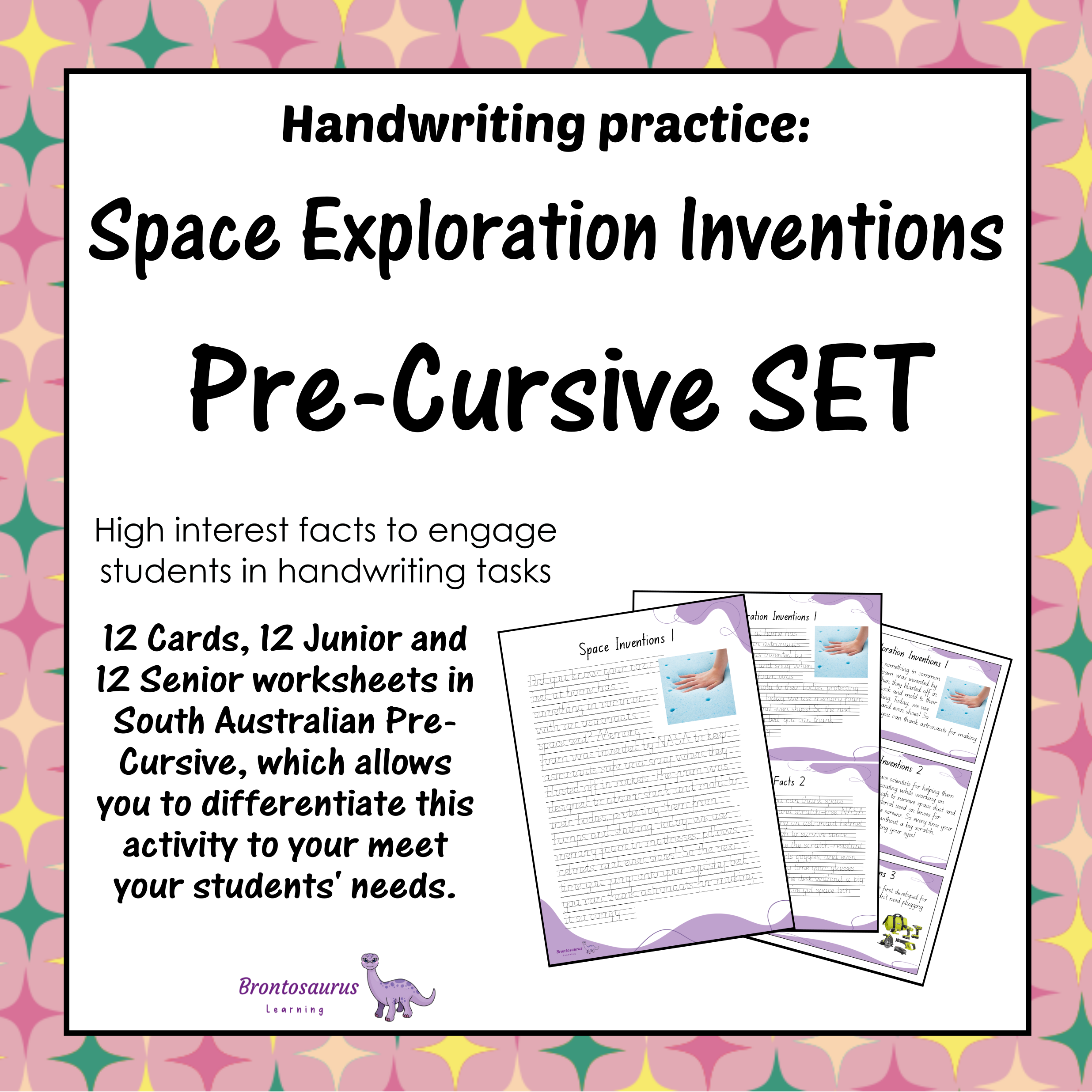 South Australia Space 28 INVENTIONS Pre-cursive Set cover image