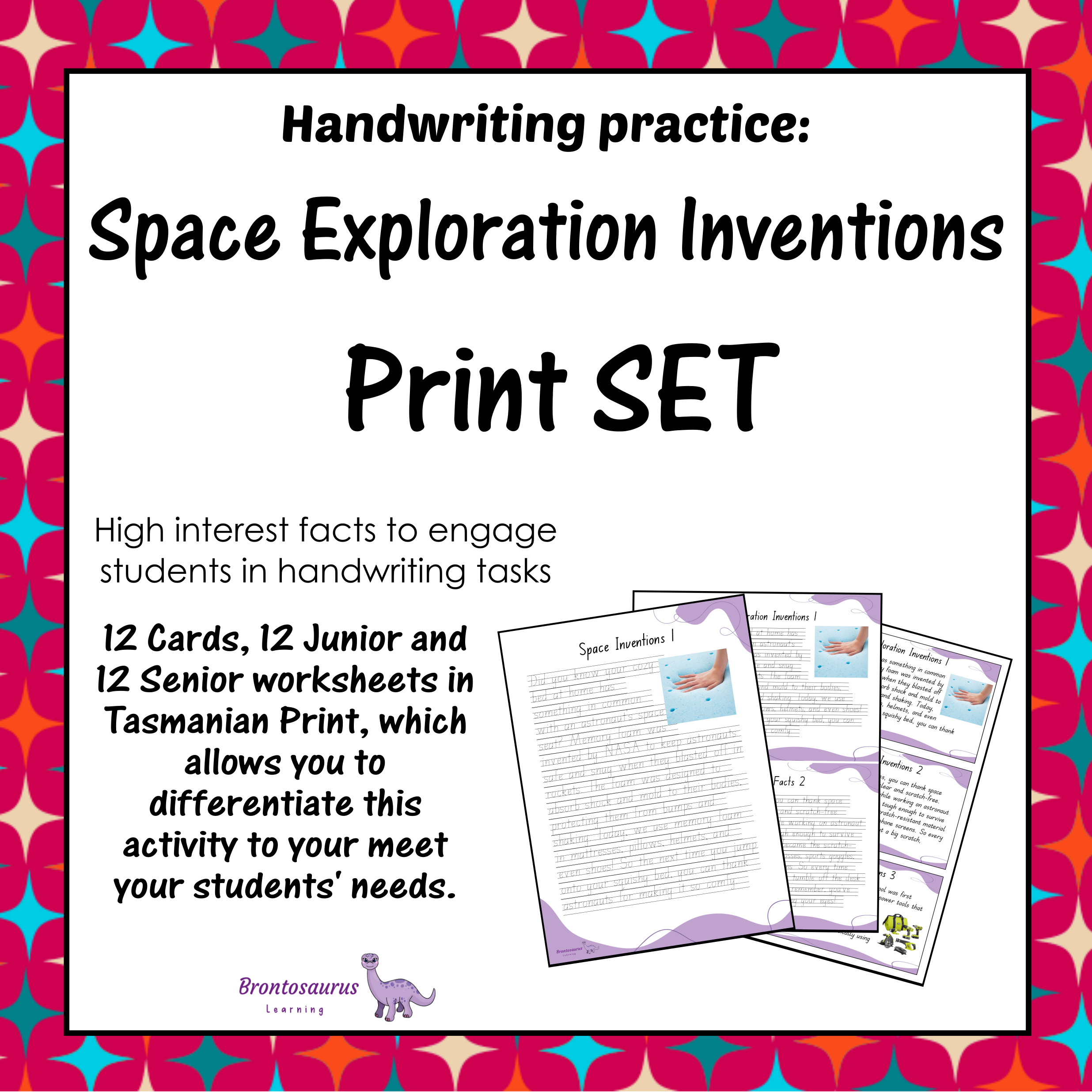 Tasmania Space 27 INVENTIONS Print Set cover image