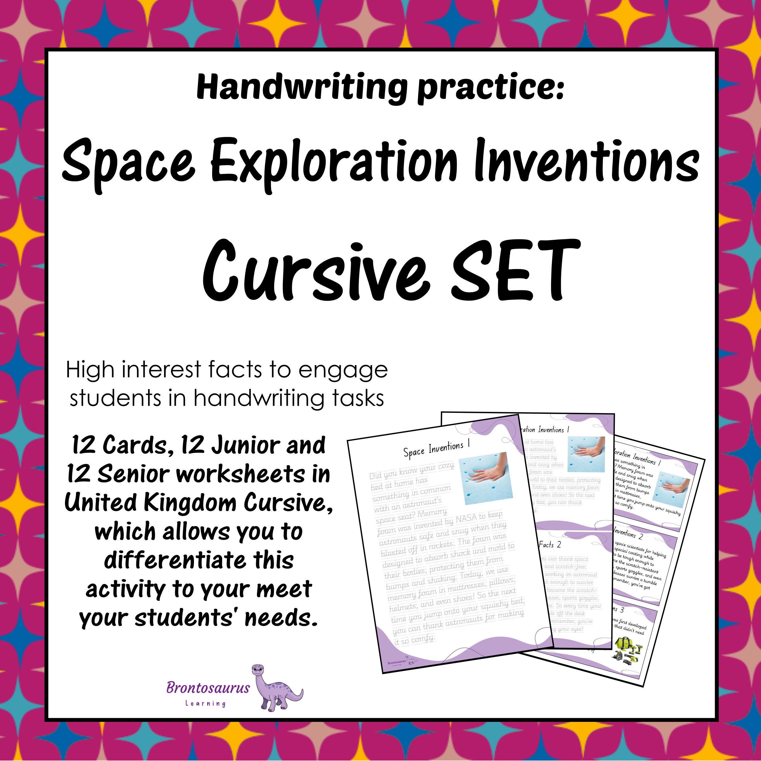 United Kingdom Space 29 INVENTIONS Cursive Set cover image