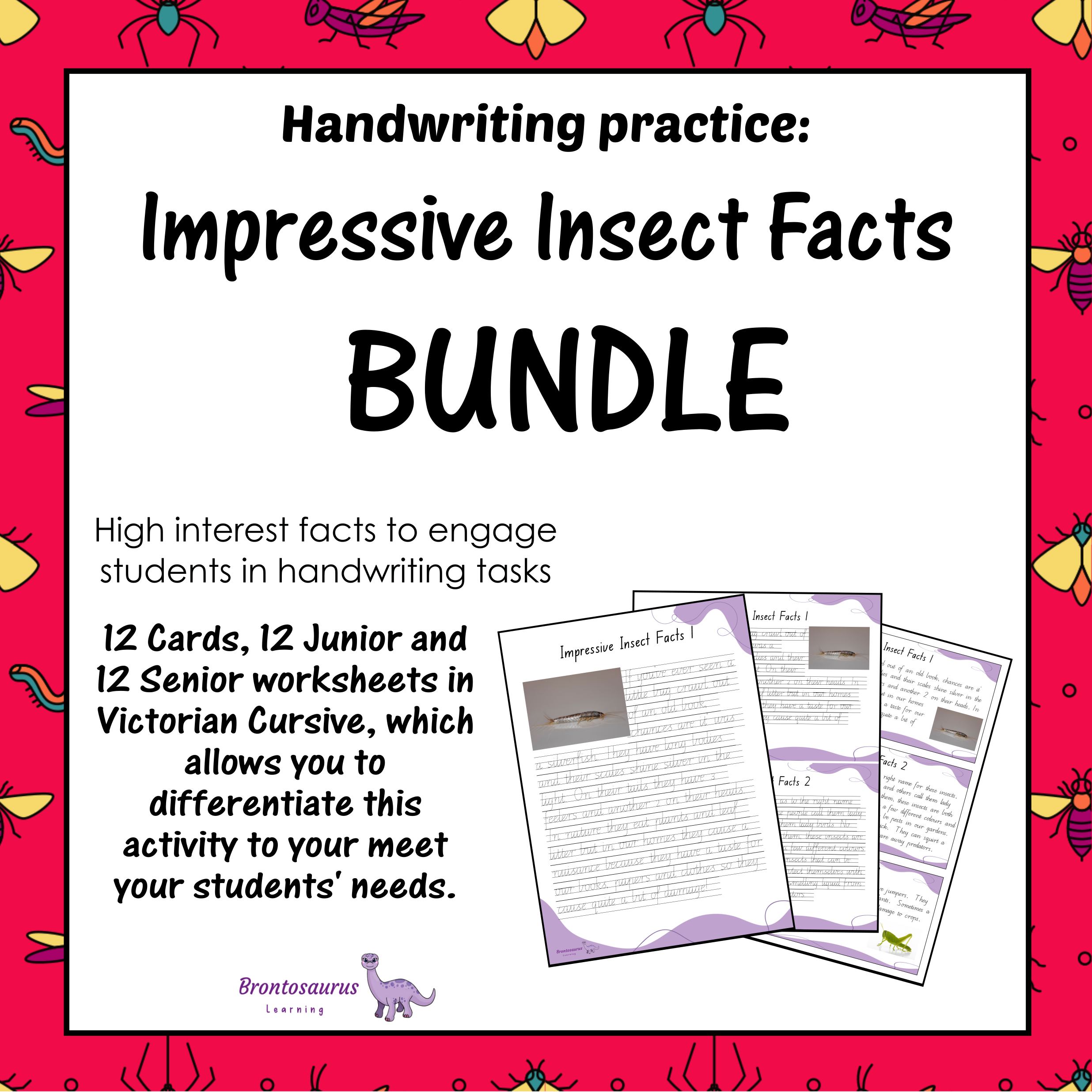 INSECTS2 Cursive Set cover image