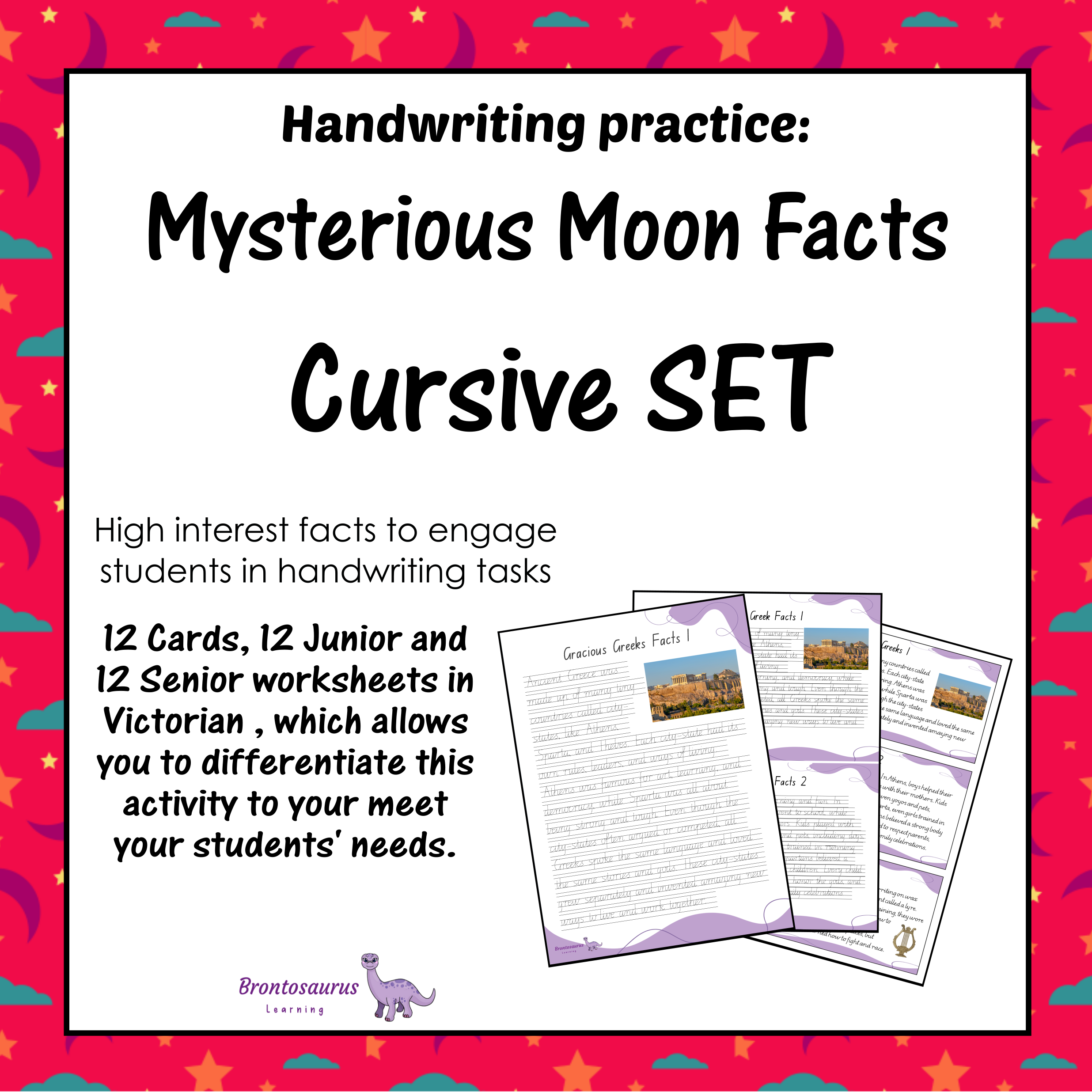 Victoria Space 19 MOON Cursive Set cover image