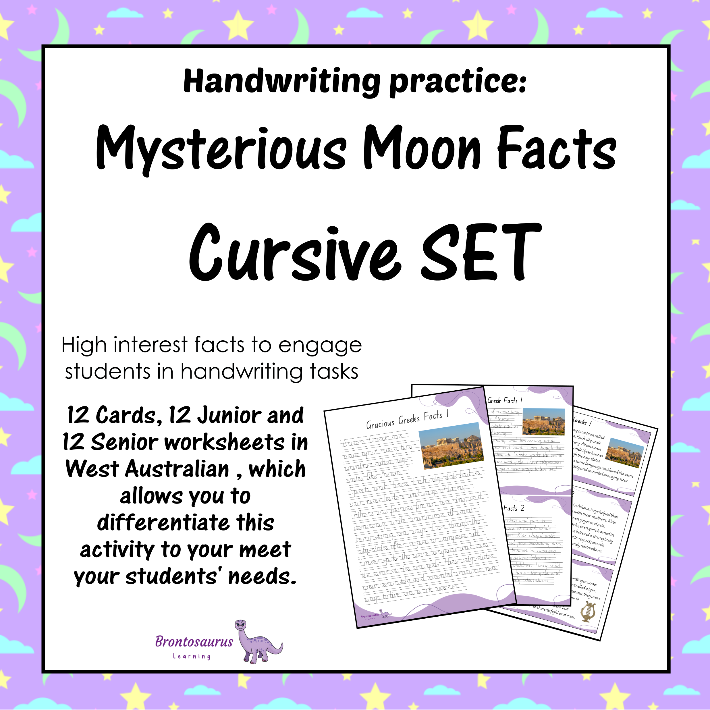 Western Australia Space 19 MOON Cursive Set cover image