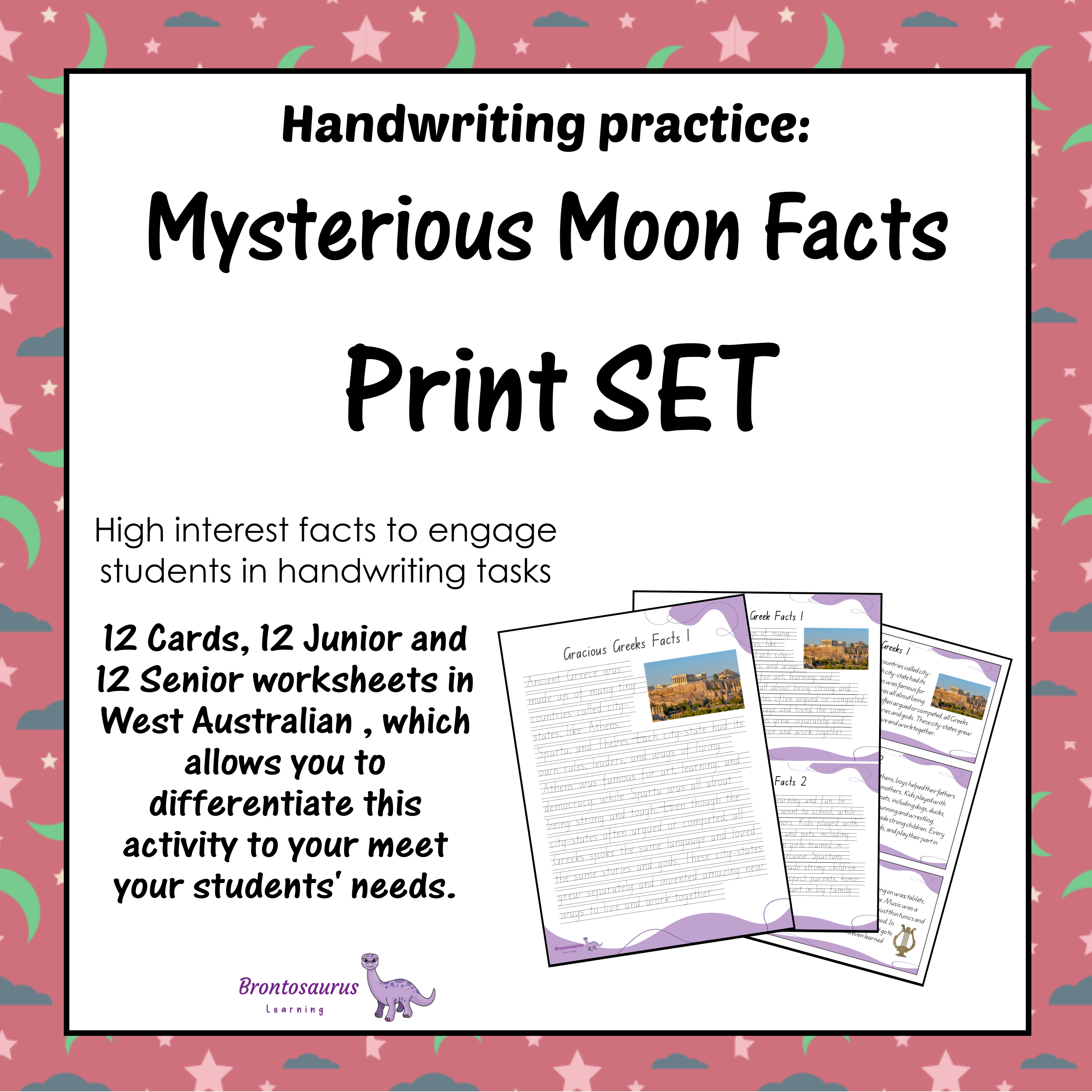 Western Australia Space 17 MOON Print Set cover image