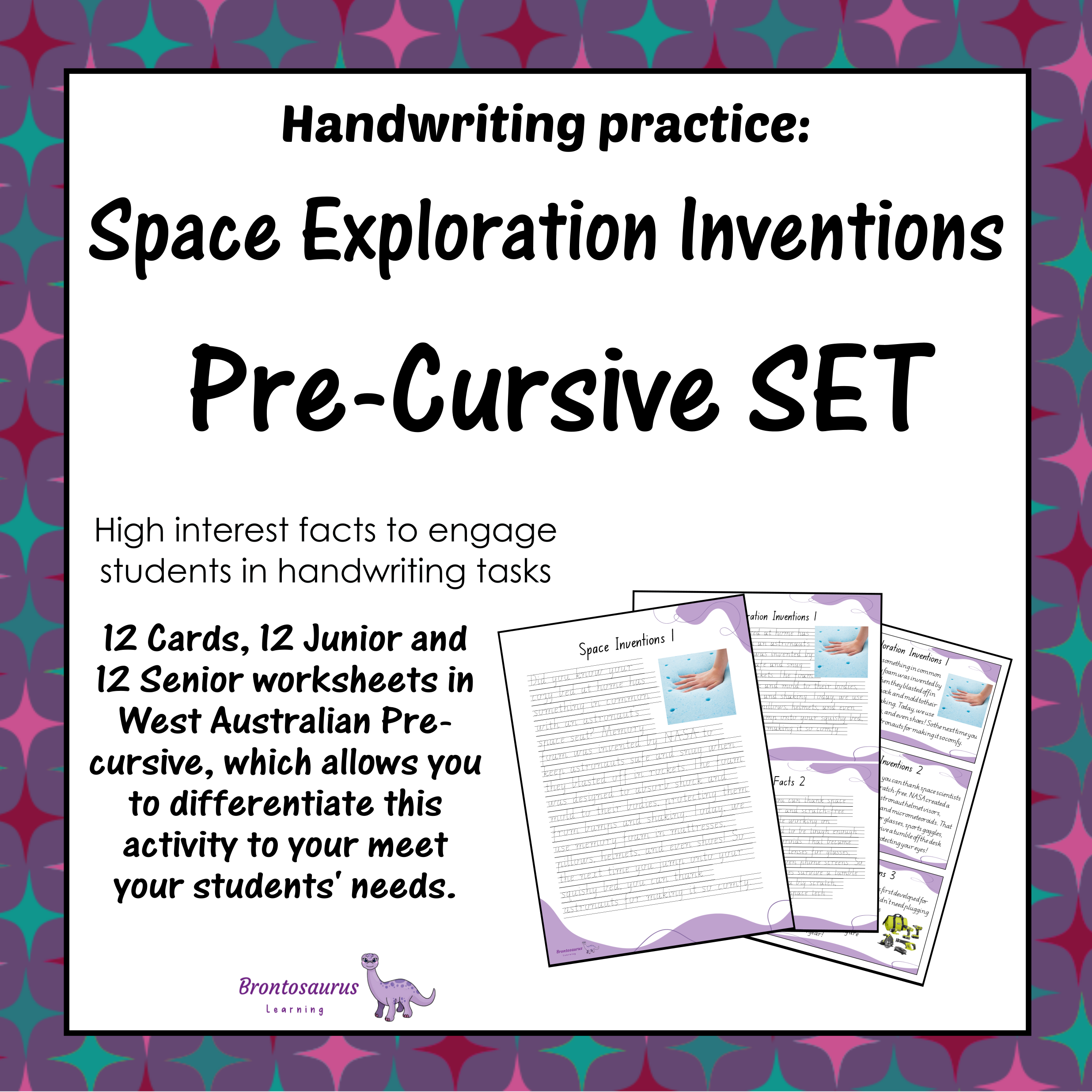 Western Australia Space 28 INVENTIONS Pre-cursive Set cover image