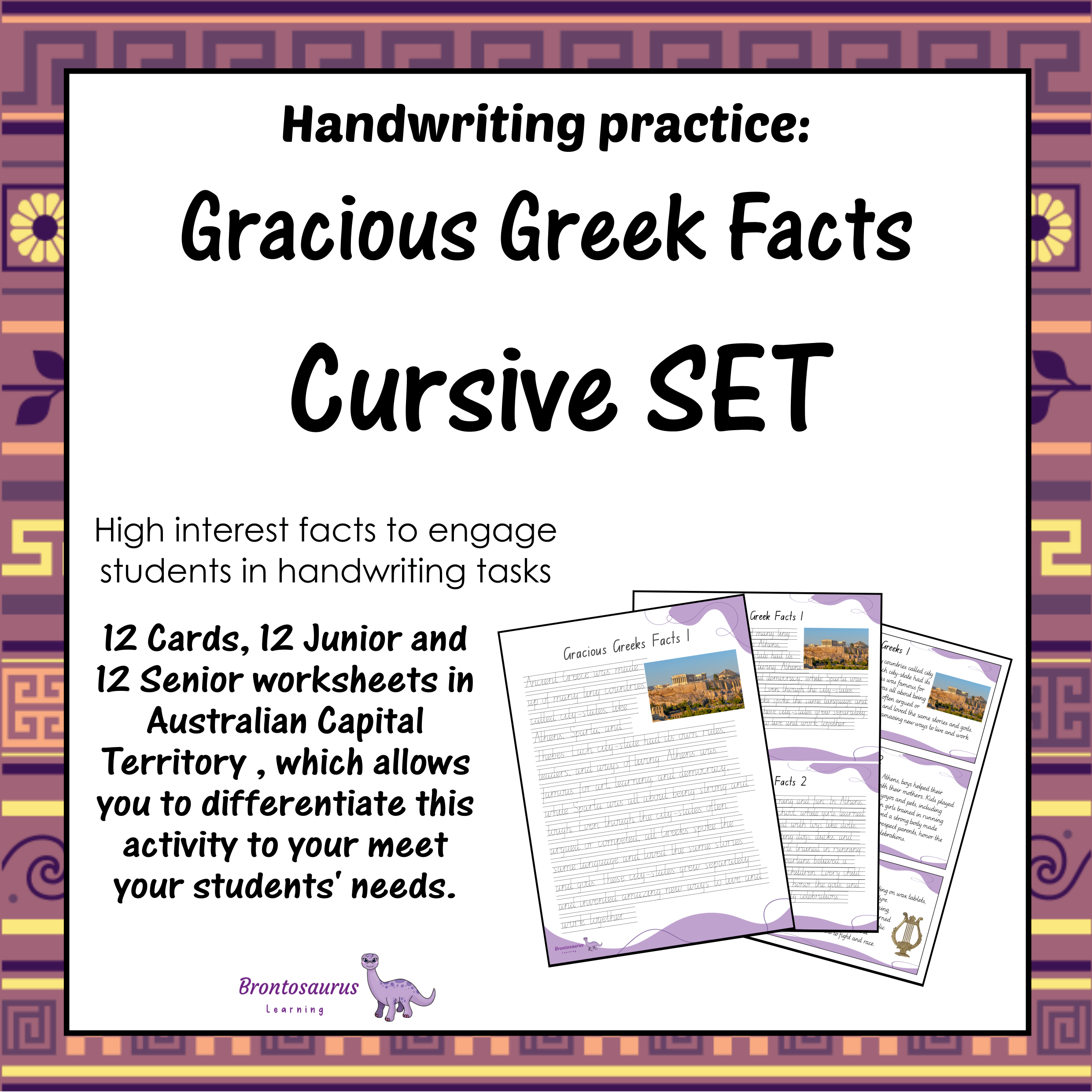 GREEK Cursive Set cover image