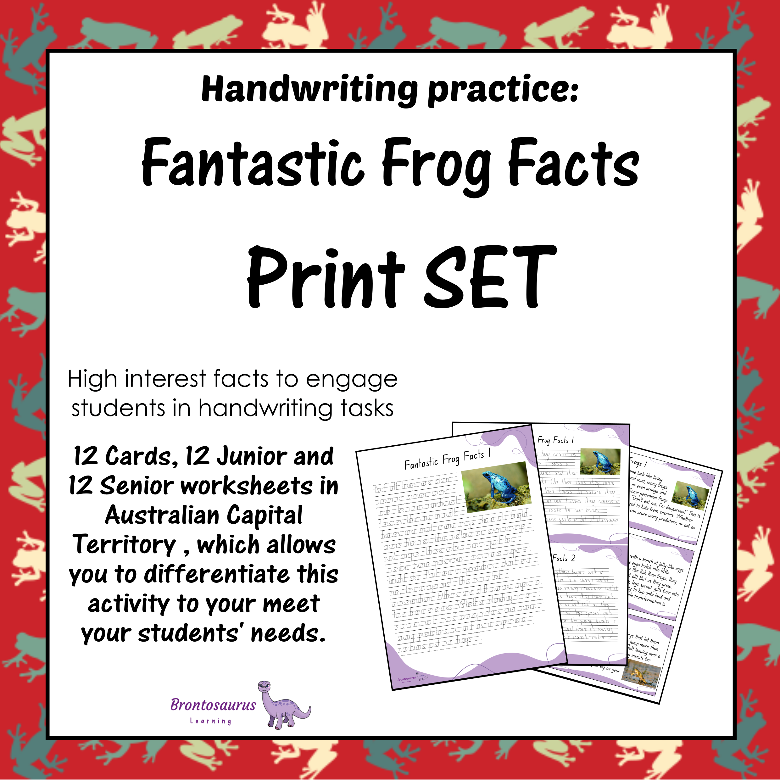 Frogs Print Set cover image