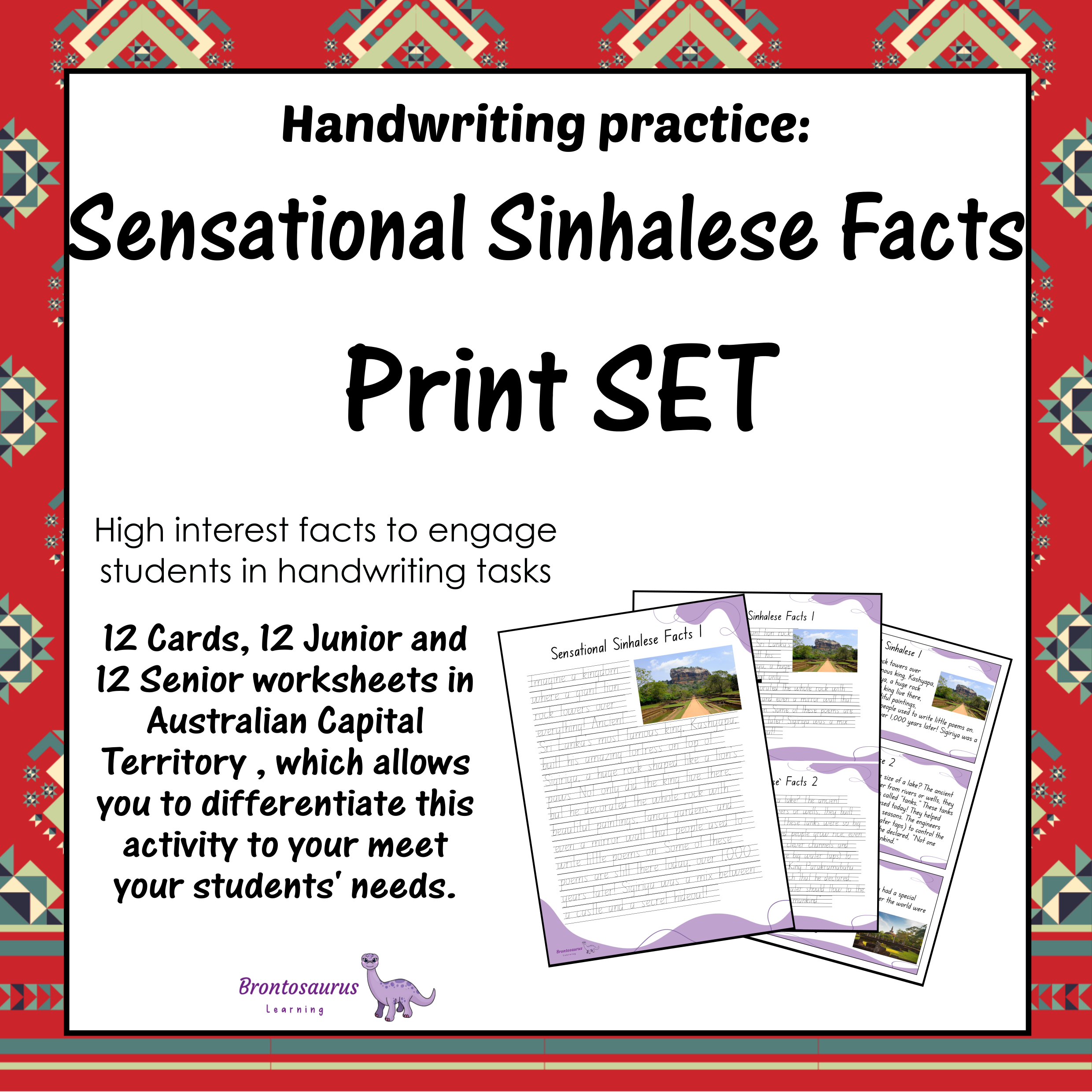 SINHALESE Print Set cover image