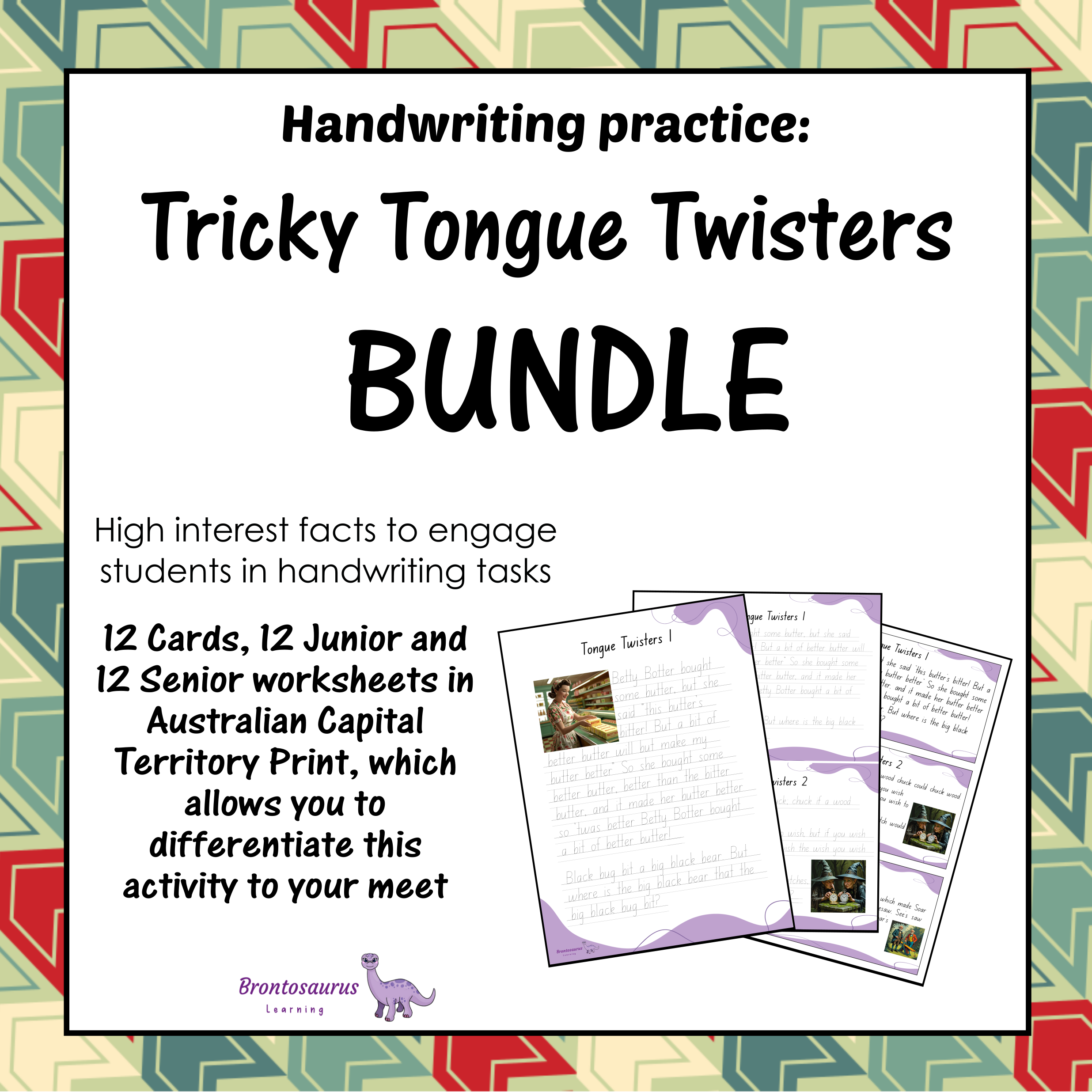 Tricky Tongue Twisters Print Set cover image