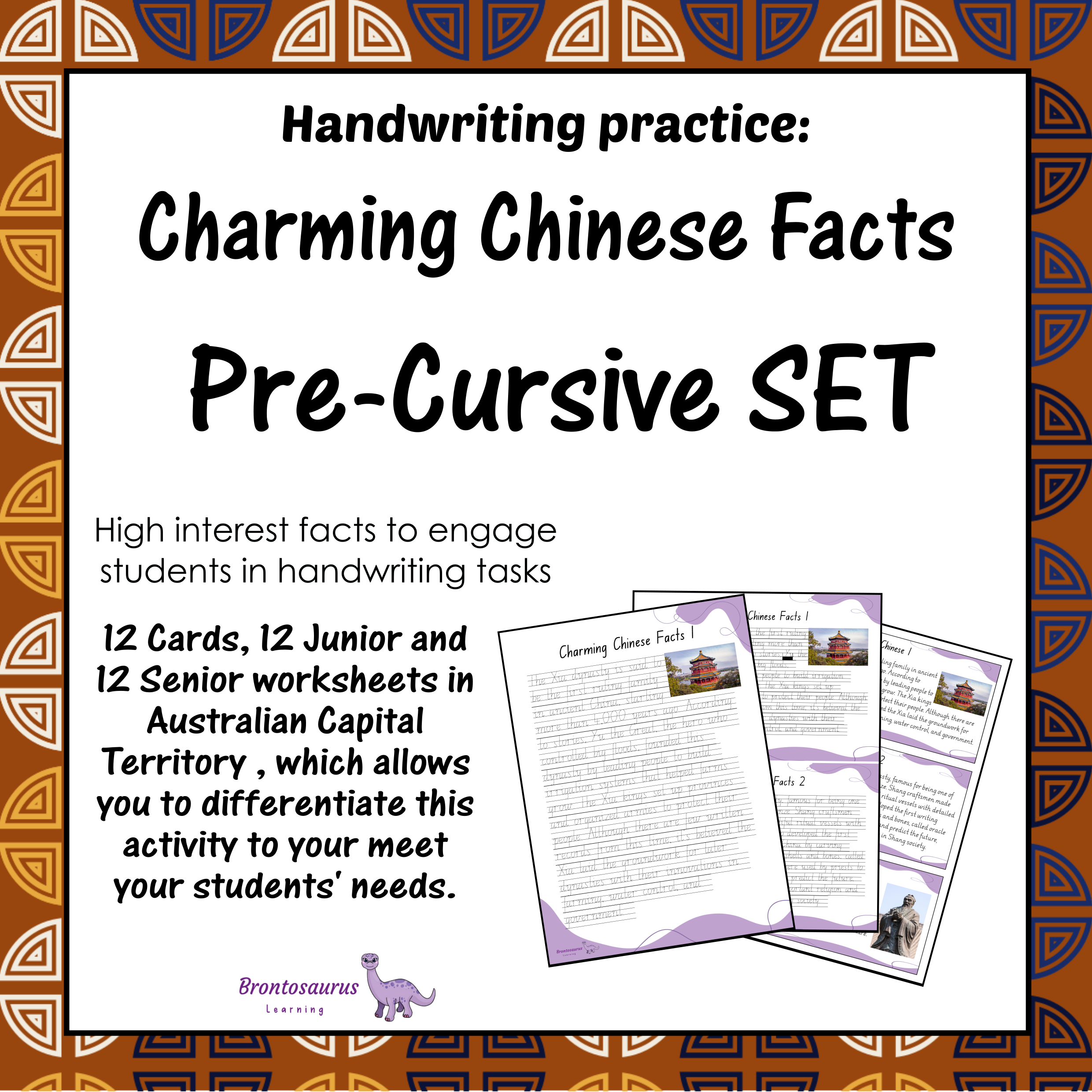 CHINESE Pre-cursive Set cover image