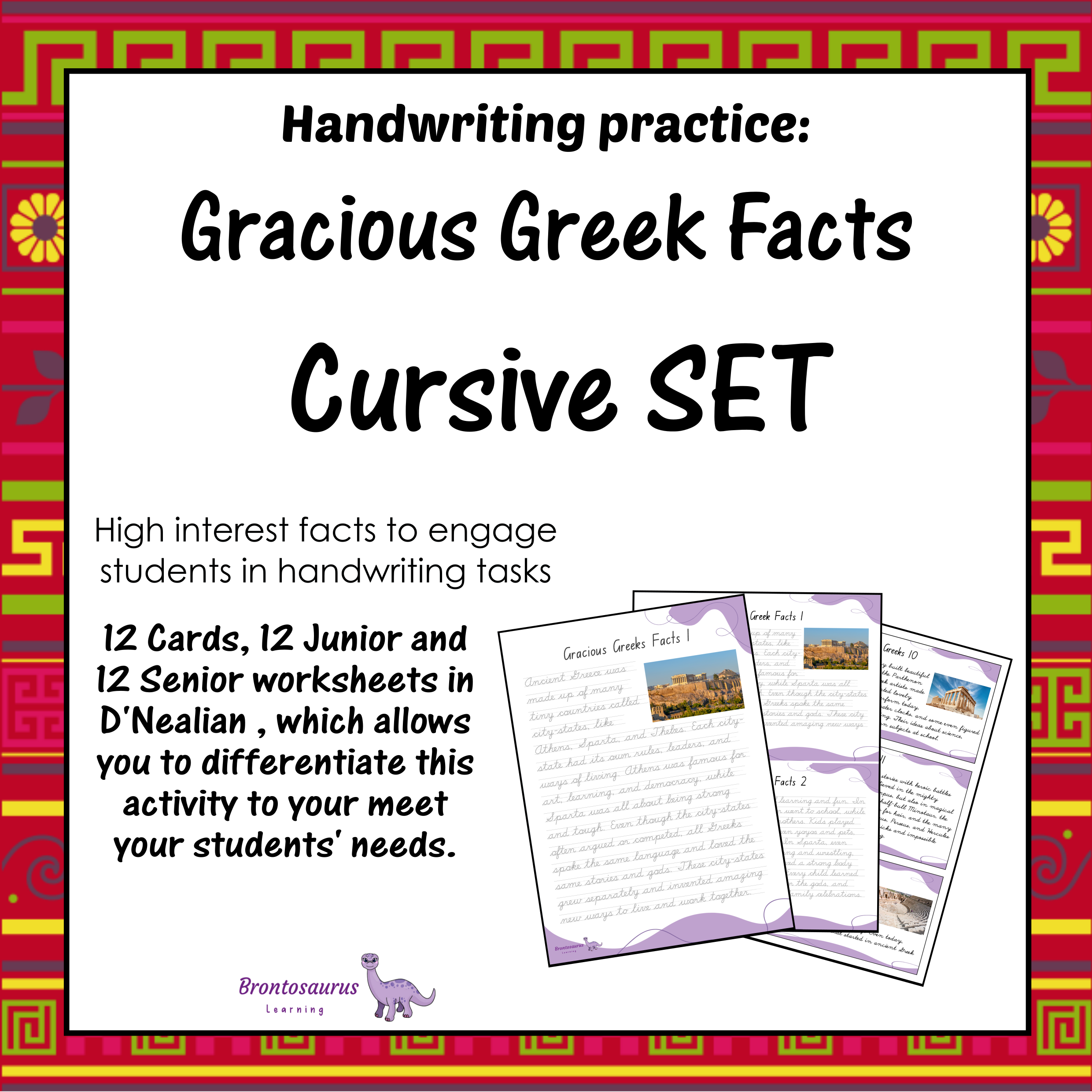 GREEK Cursive Set cover image