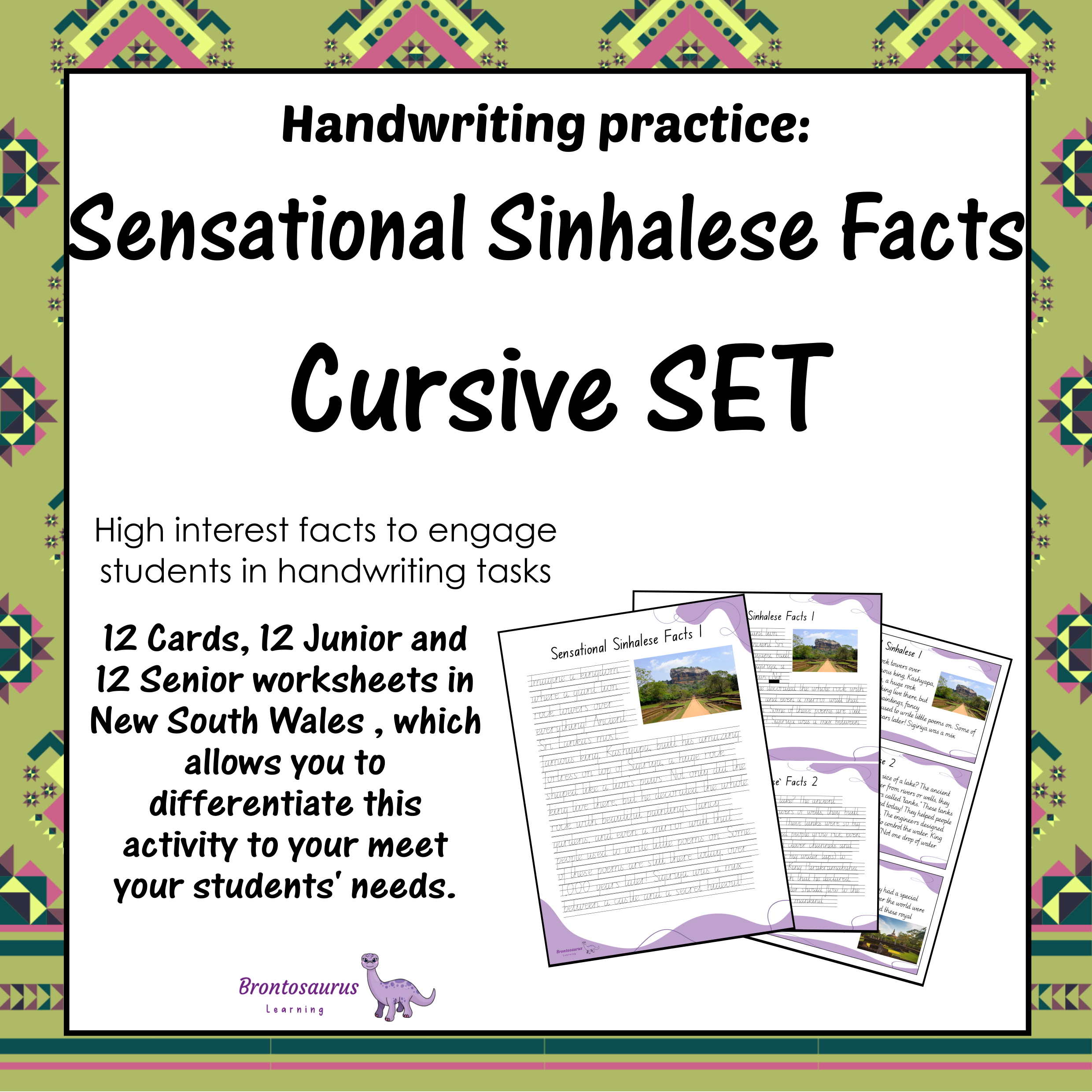 SINHALESE Cursive Set cover image