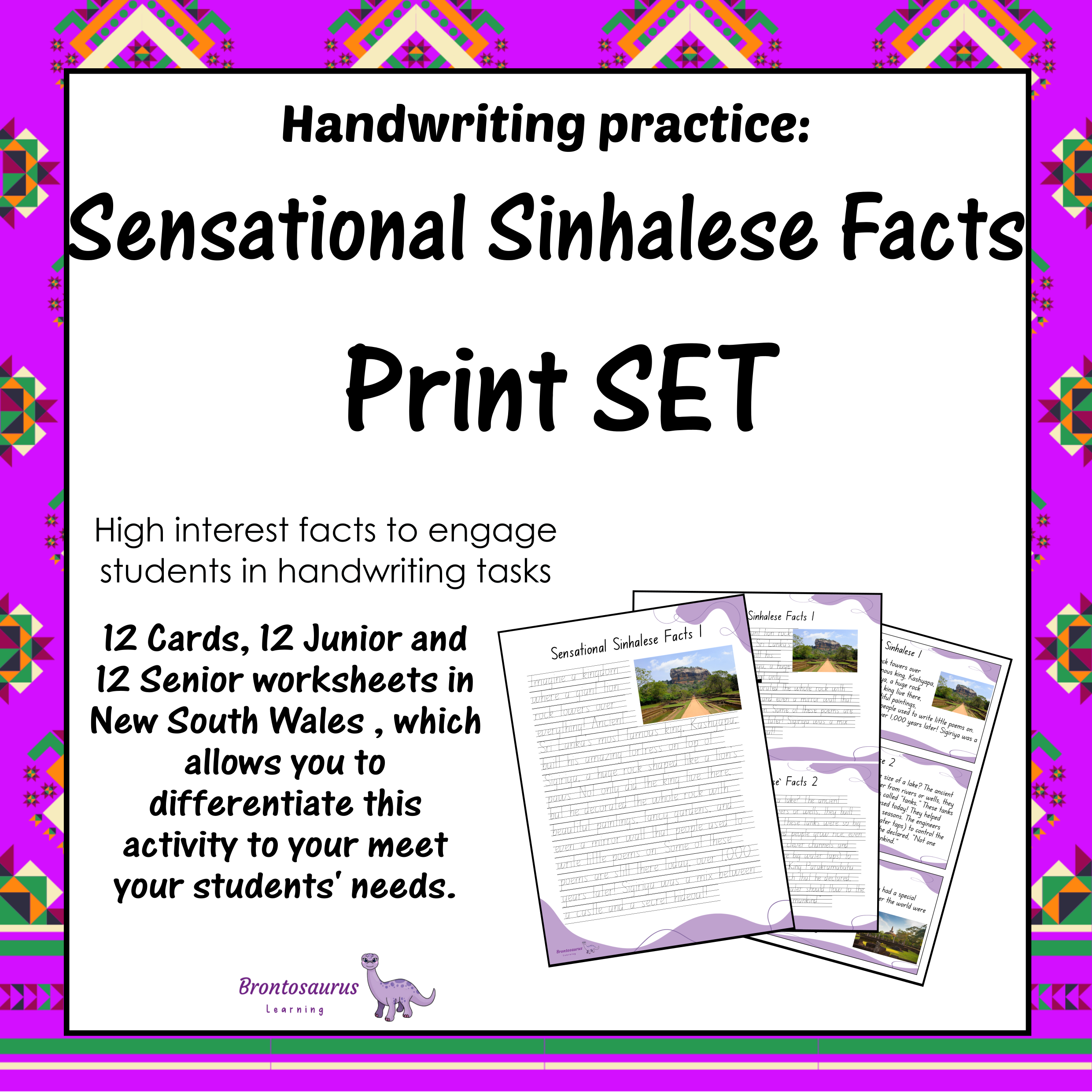 SINHALESE Print Set cover image