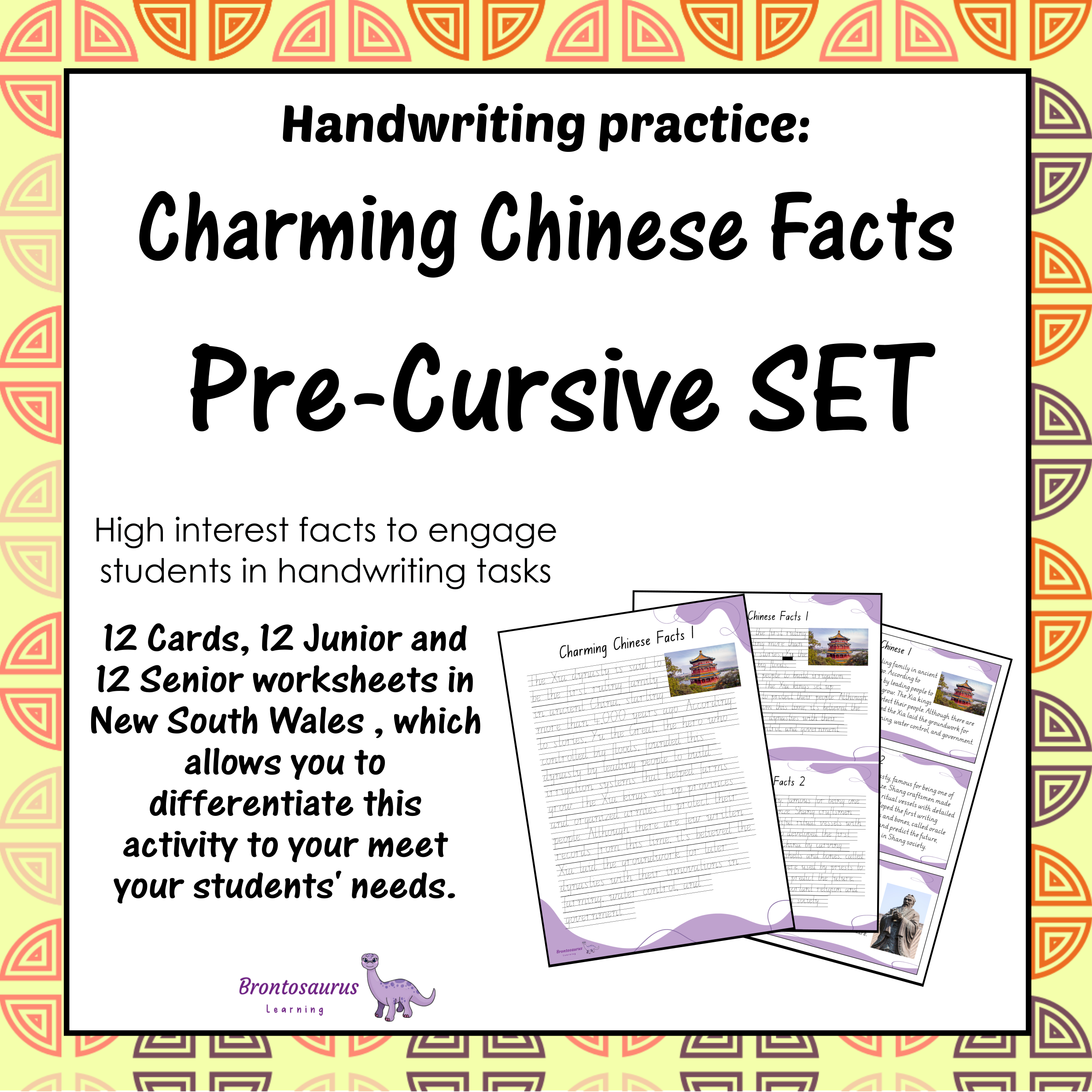 CHINESE Pre-cursive Set cover image