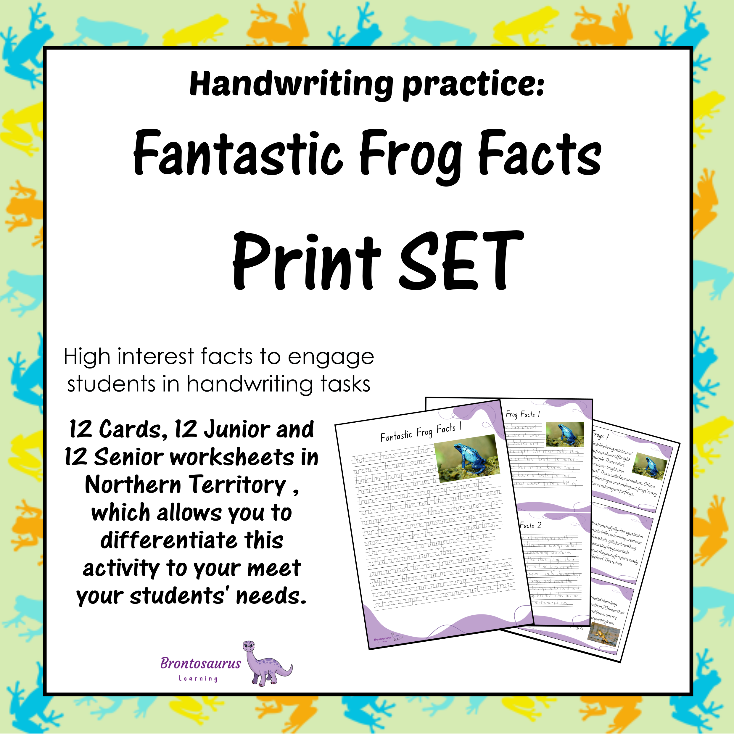 Frogs Print Set cover image