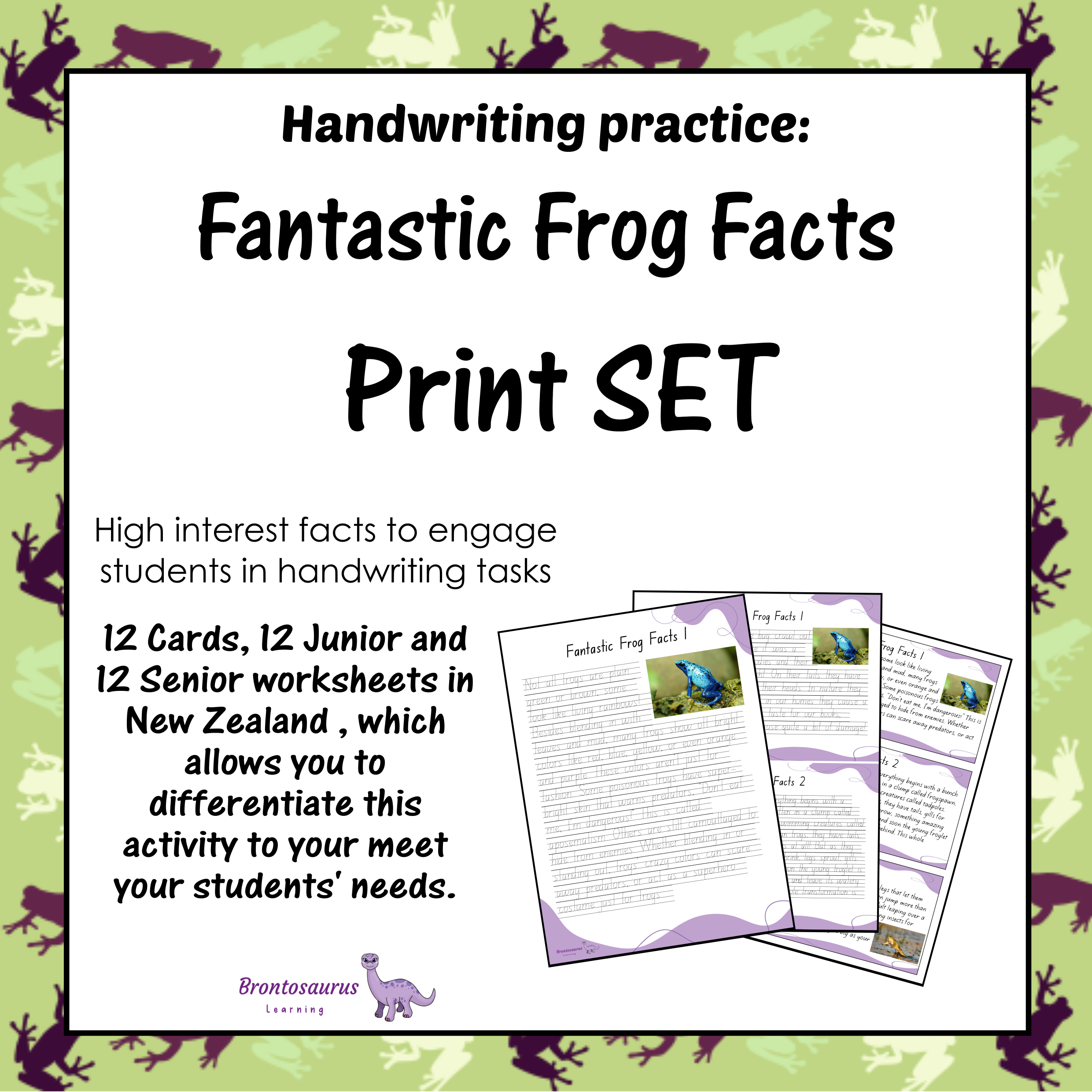 Frogs Print Set cover image