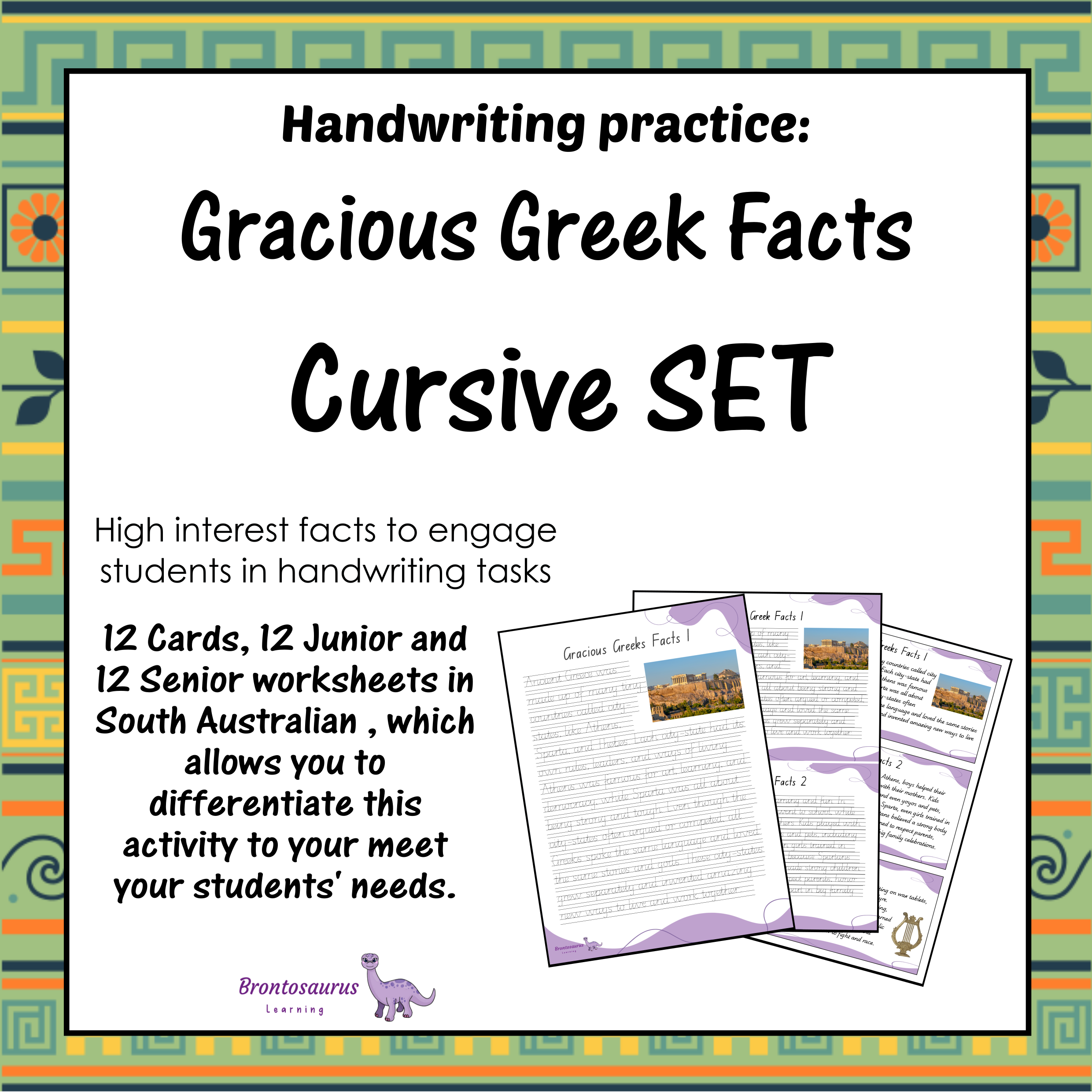 GREEK Cursive Set cover image
