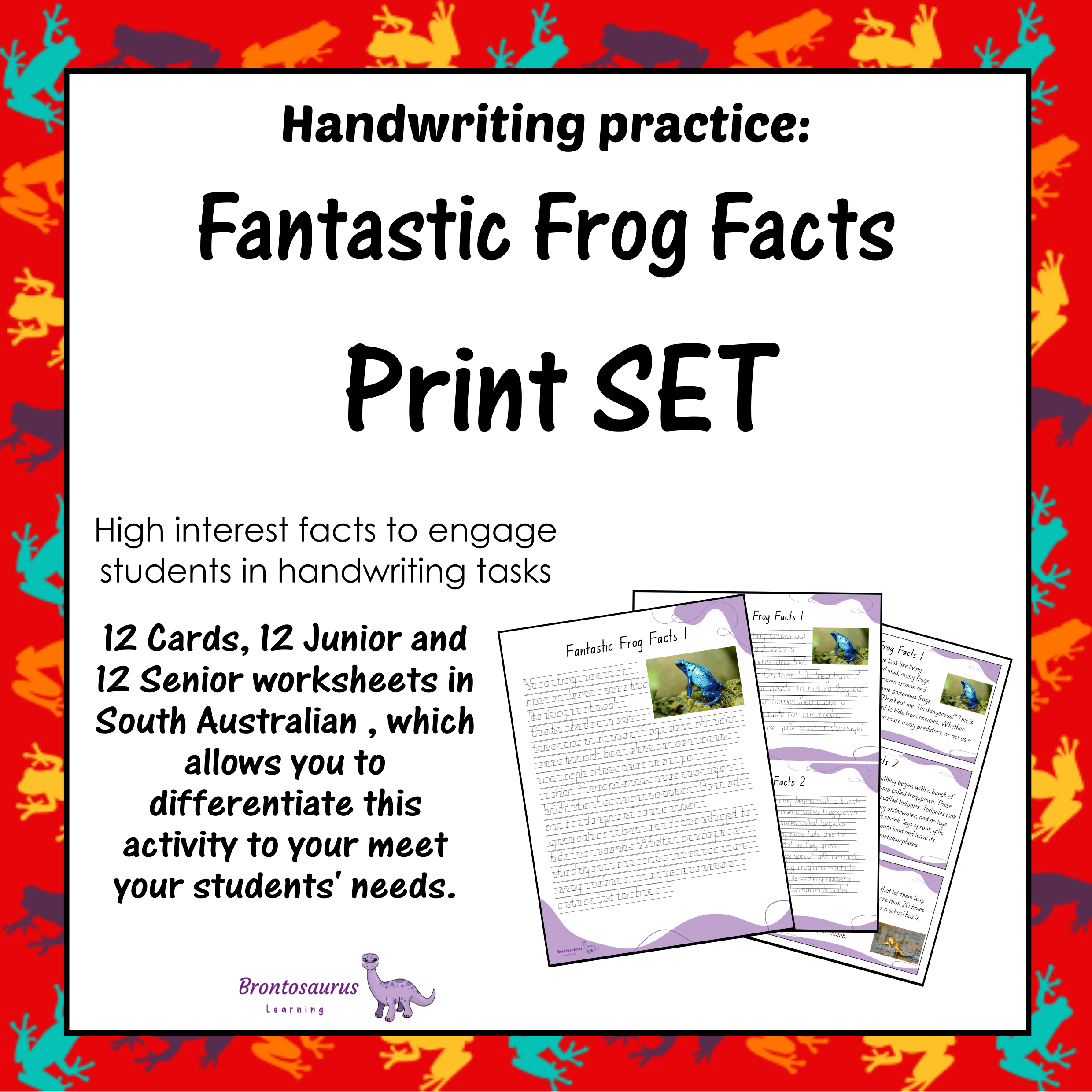 Frogs Print Set cover image