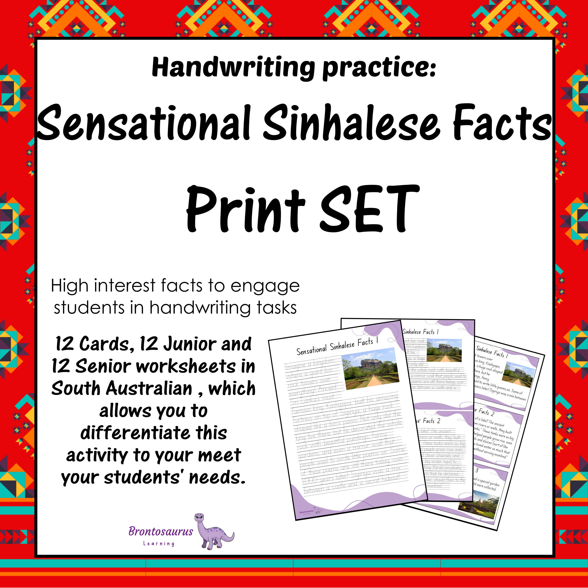 SINHALESE Print Set cover image
