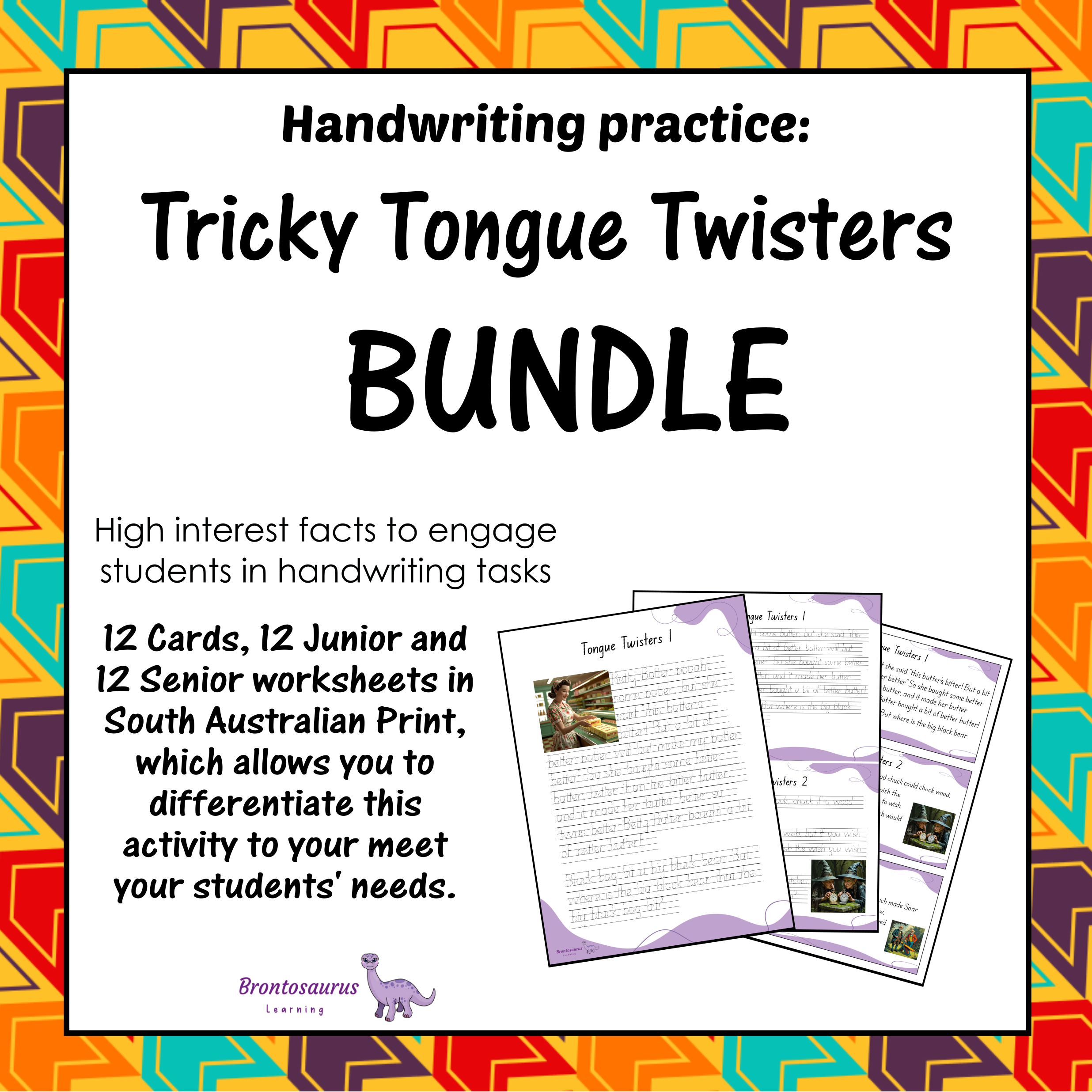 Tricky Tongue Twisters Print Set cover image