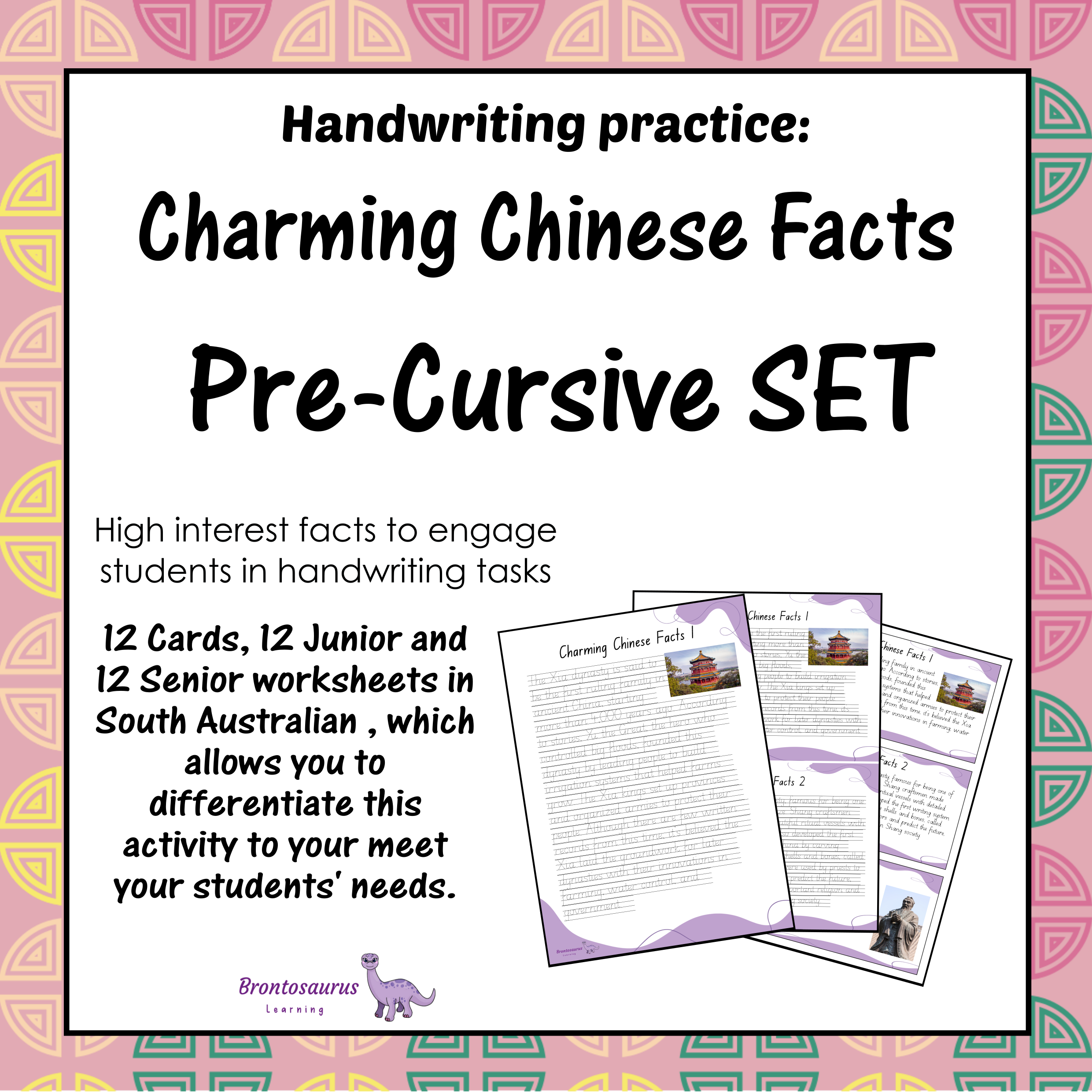 CHINESE Pre-cursive Set cover image