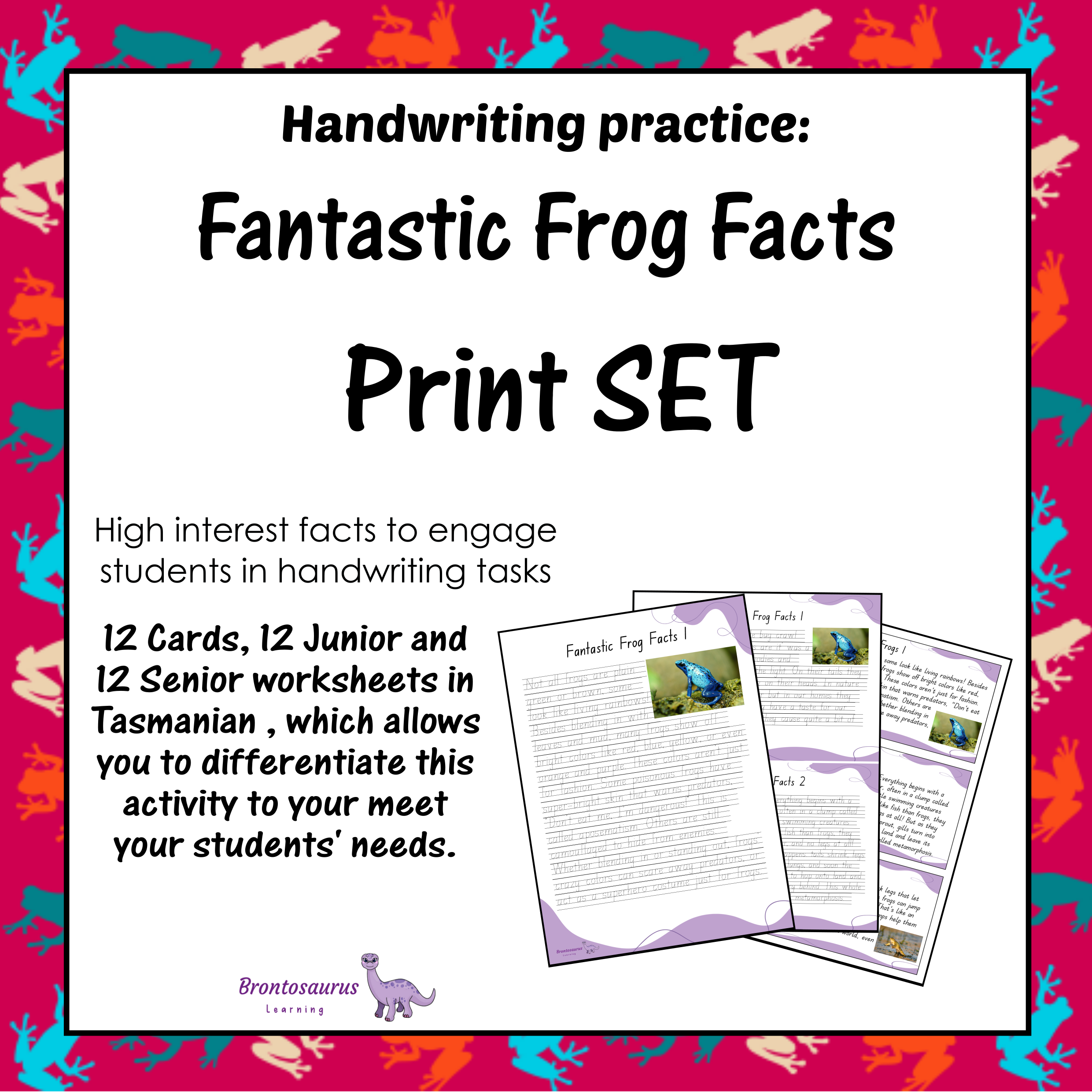 Frogs Print Set cover image