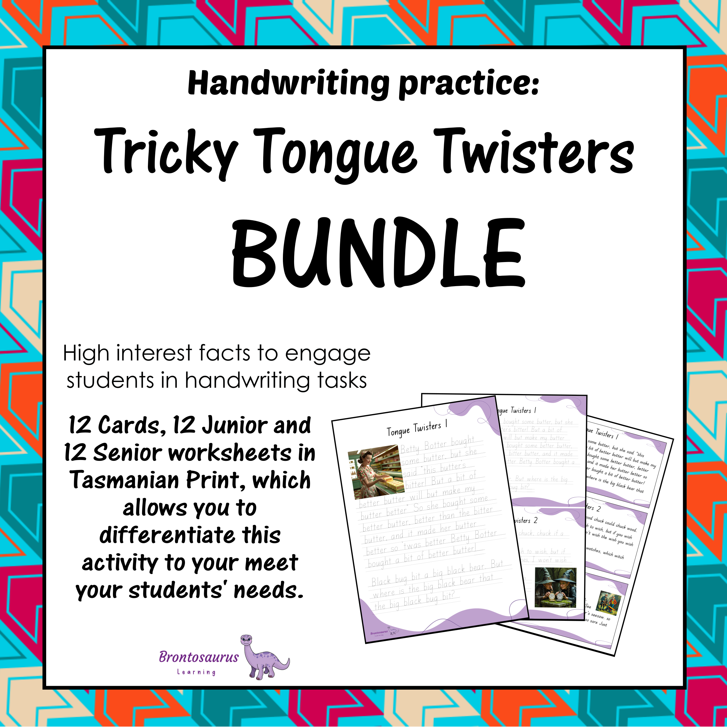Tricky Tongue Twisters Print Set cover image