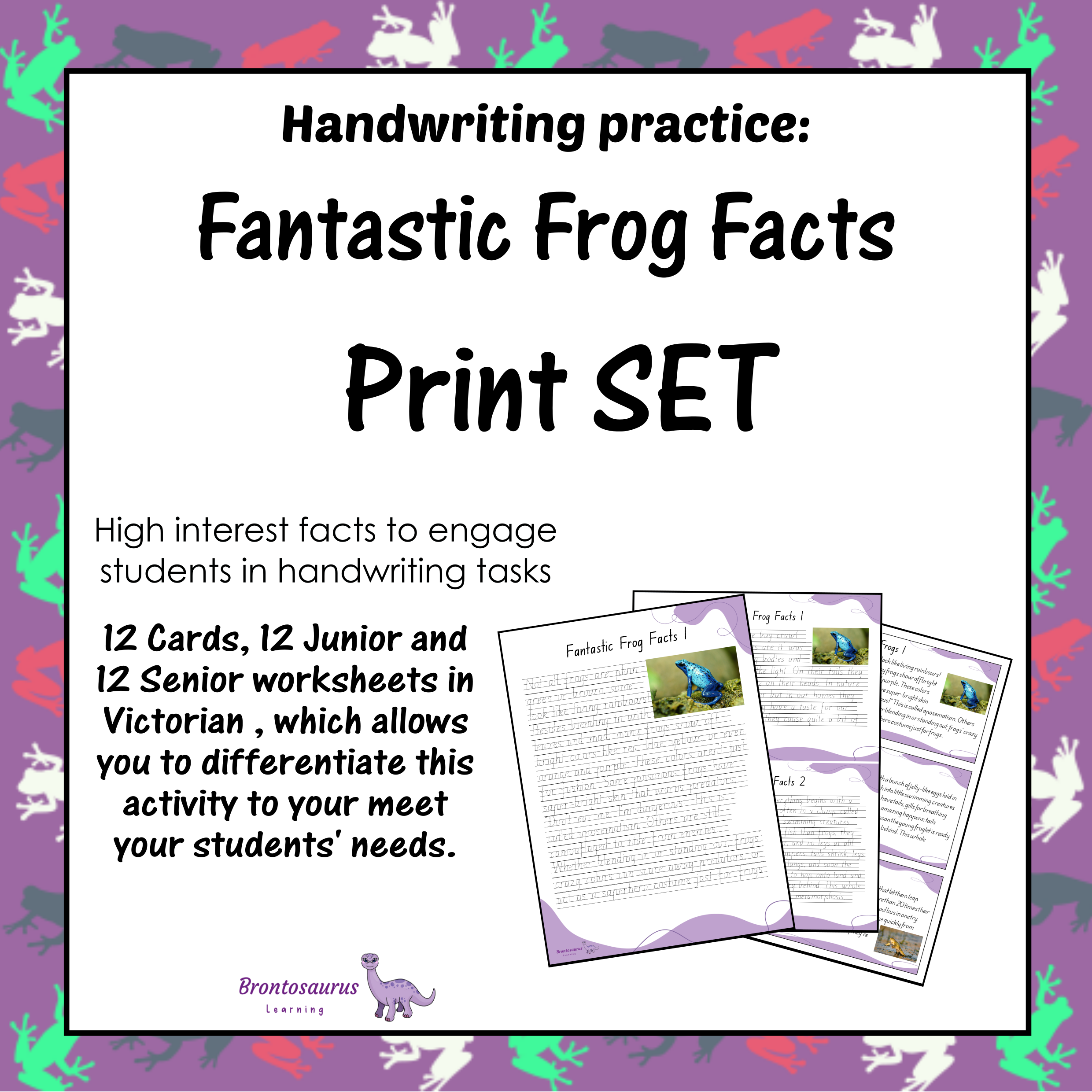 Frogs Print Set cover image