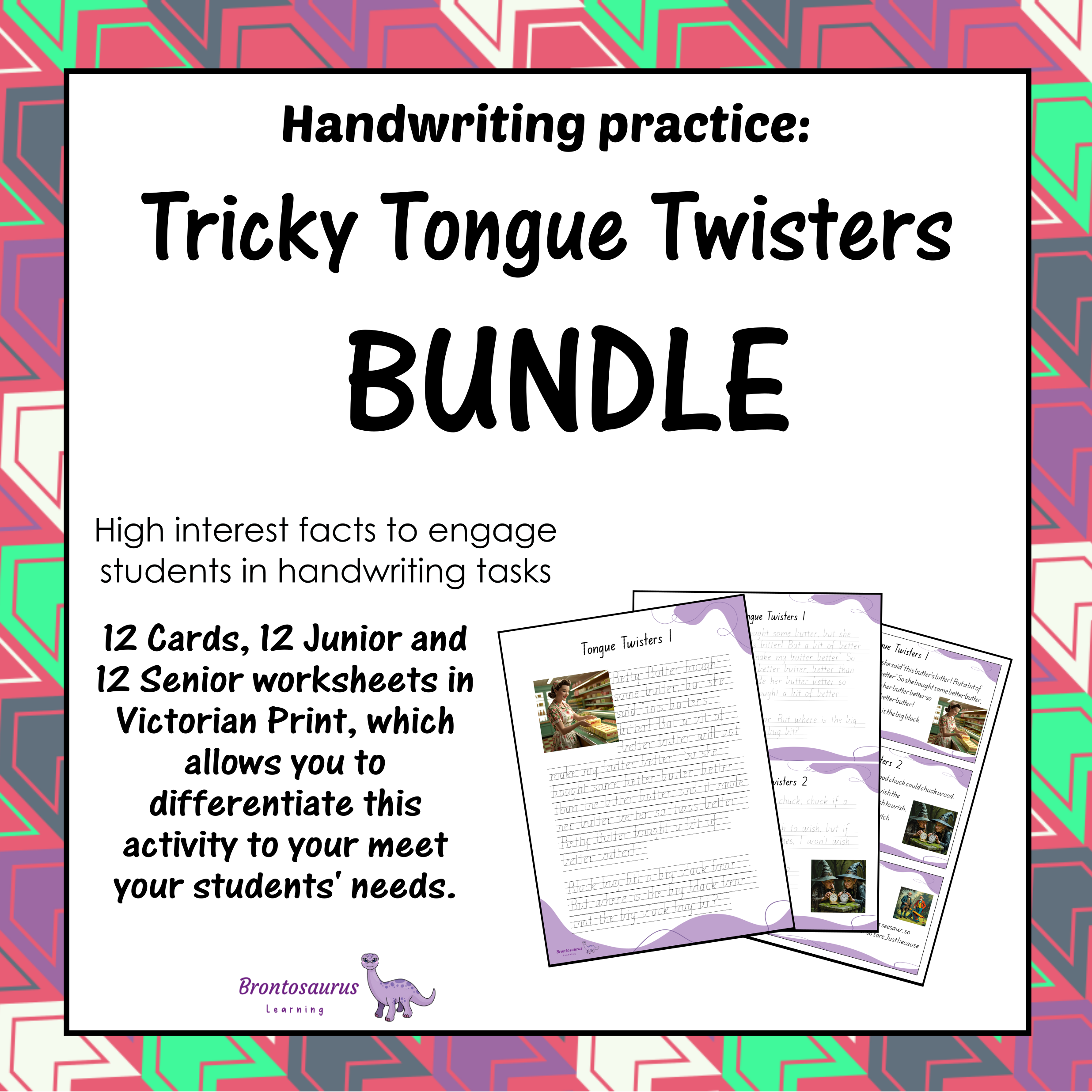 Tricky Tongue Twisters Print Set cover image