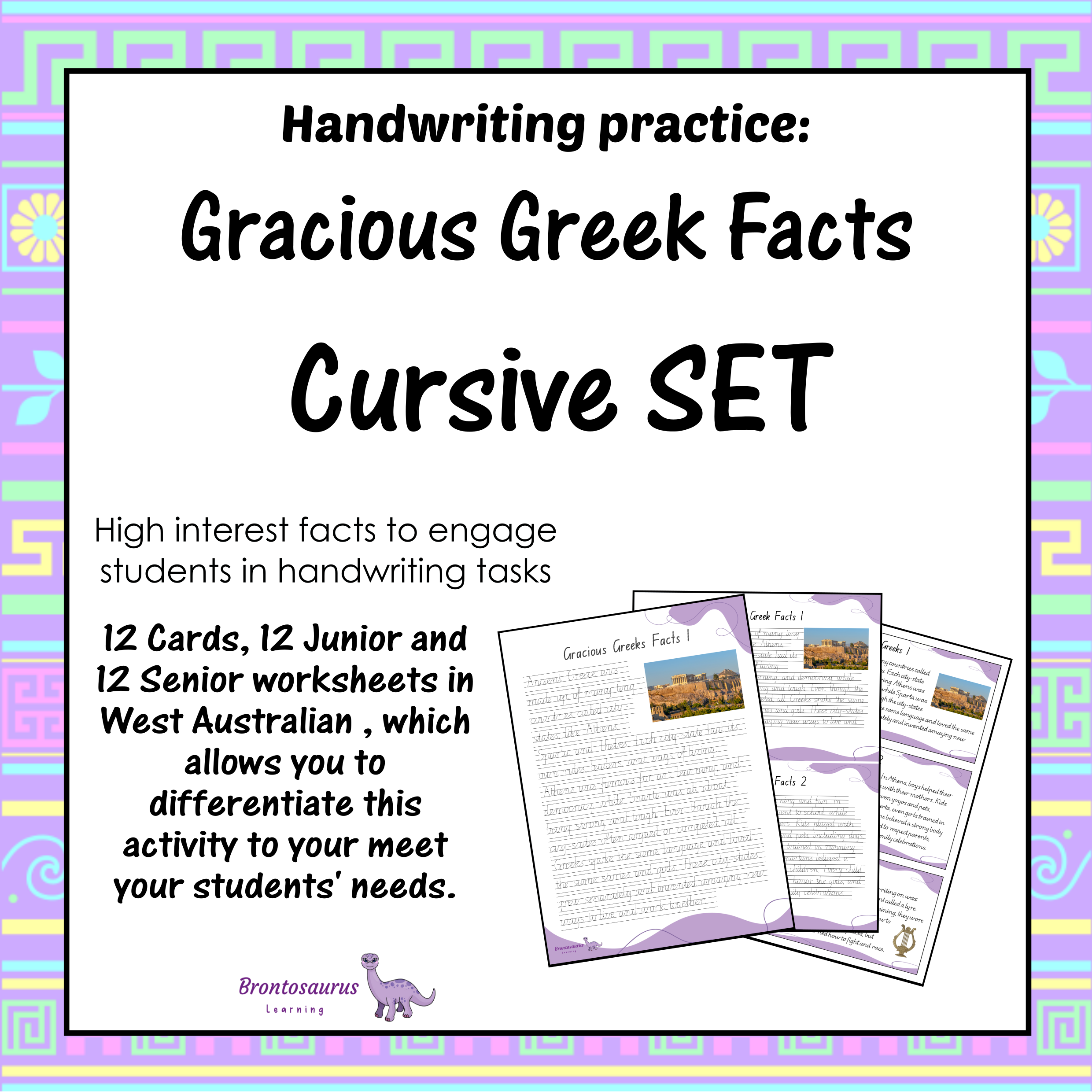 GREEK Cursive Set cover image