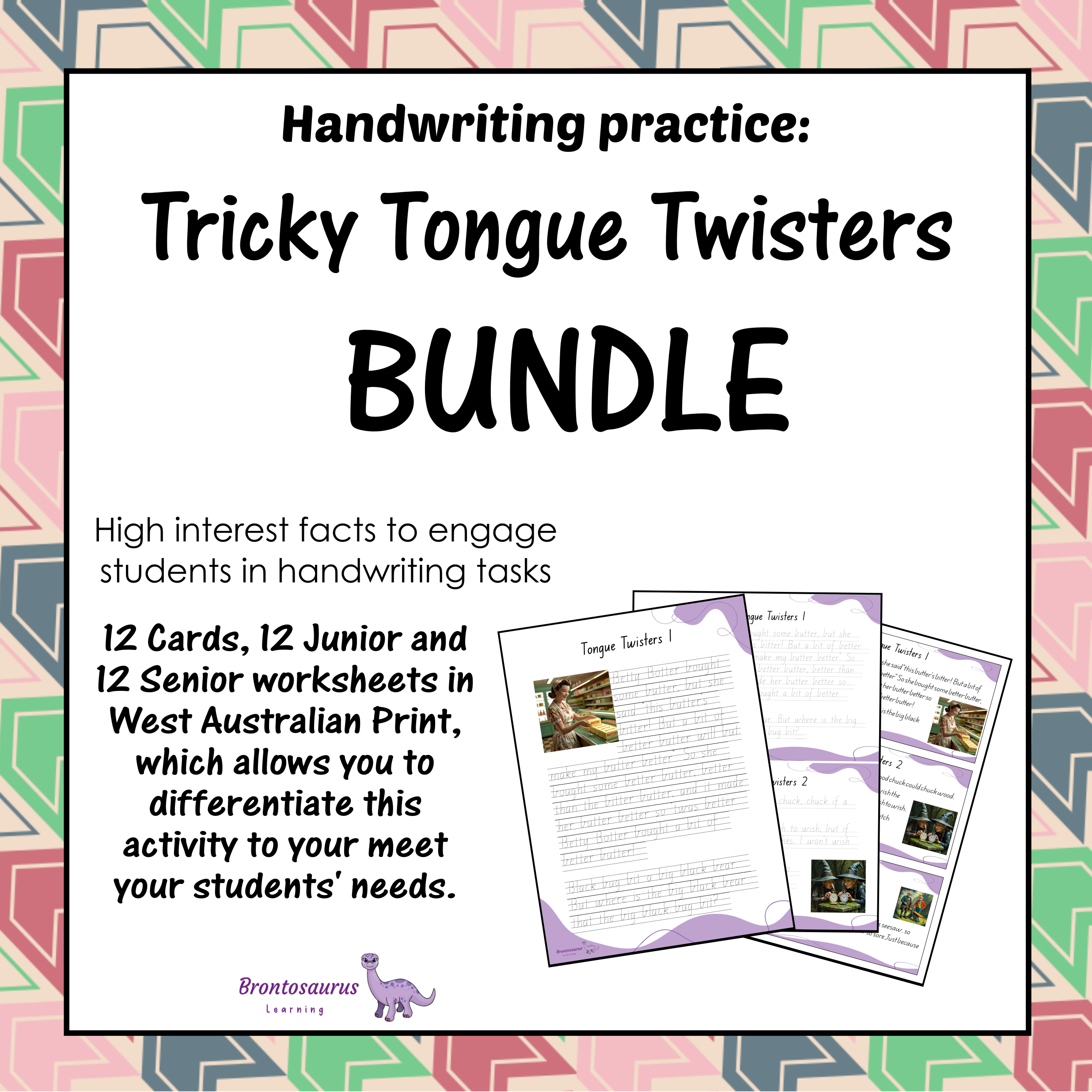 Tricky Tongue Twisters Print Set cover image