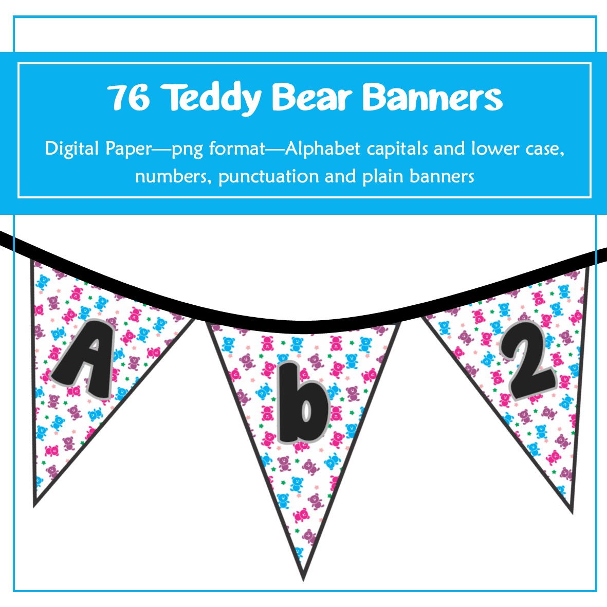 Bulletin Boards 3 Teddy Bear Banners